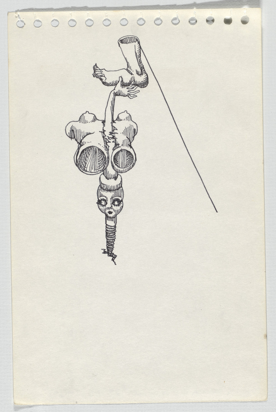 Adrian Piper. The Barbie Doll Drawings. 1967