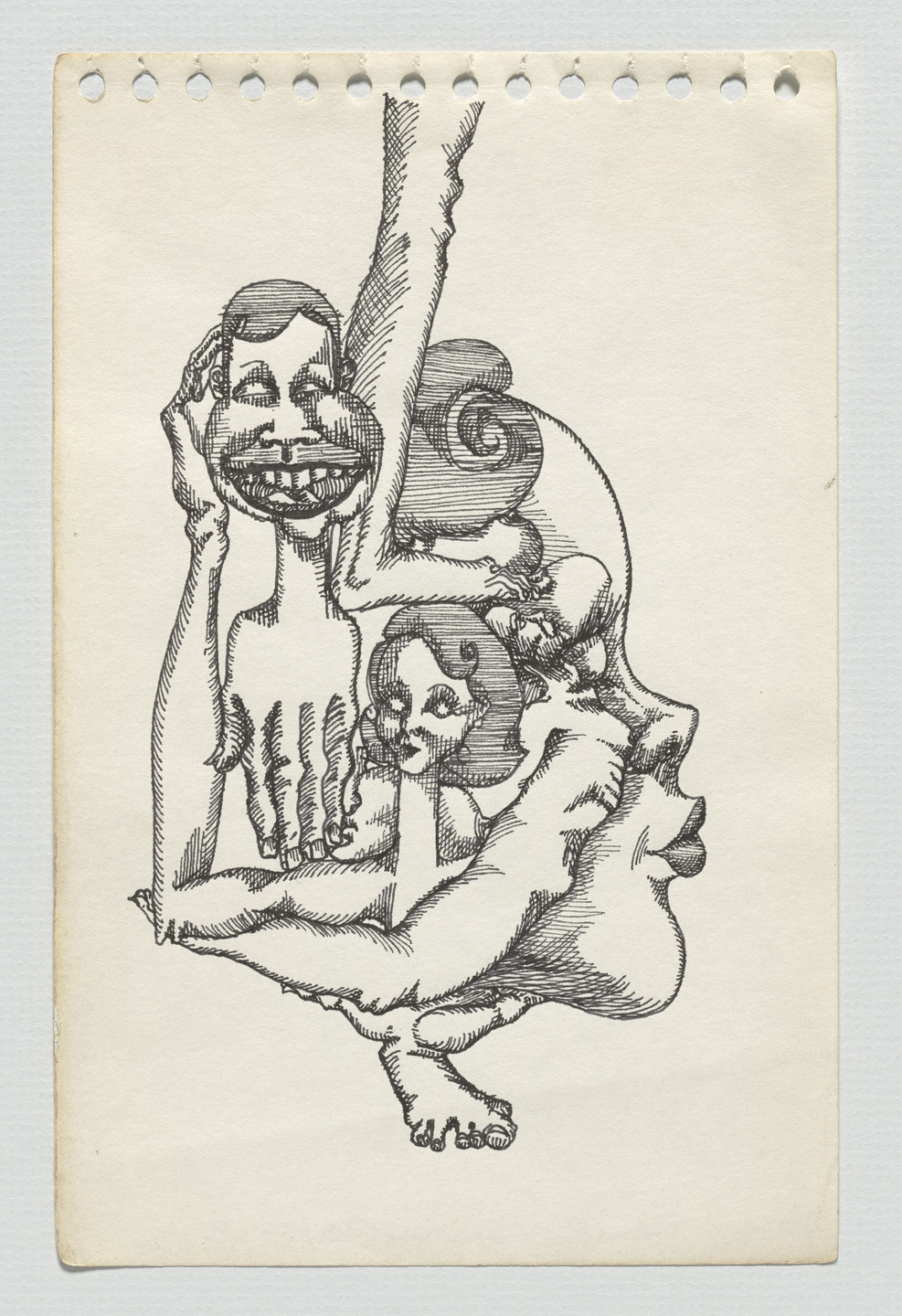 Adrian Piper. The Barbie Doll Drawings. 1967
