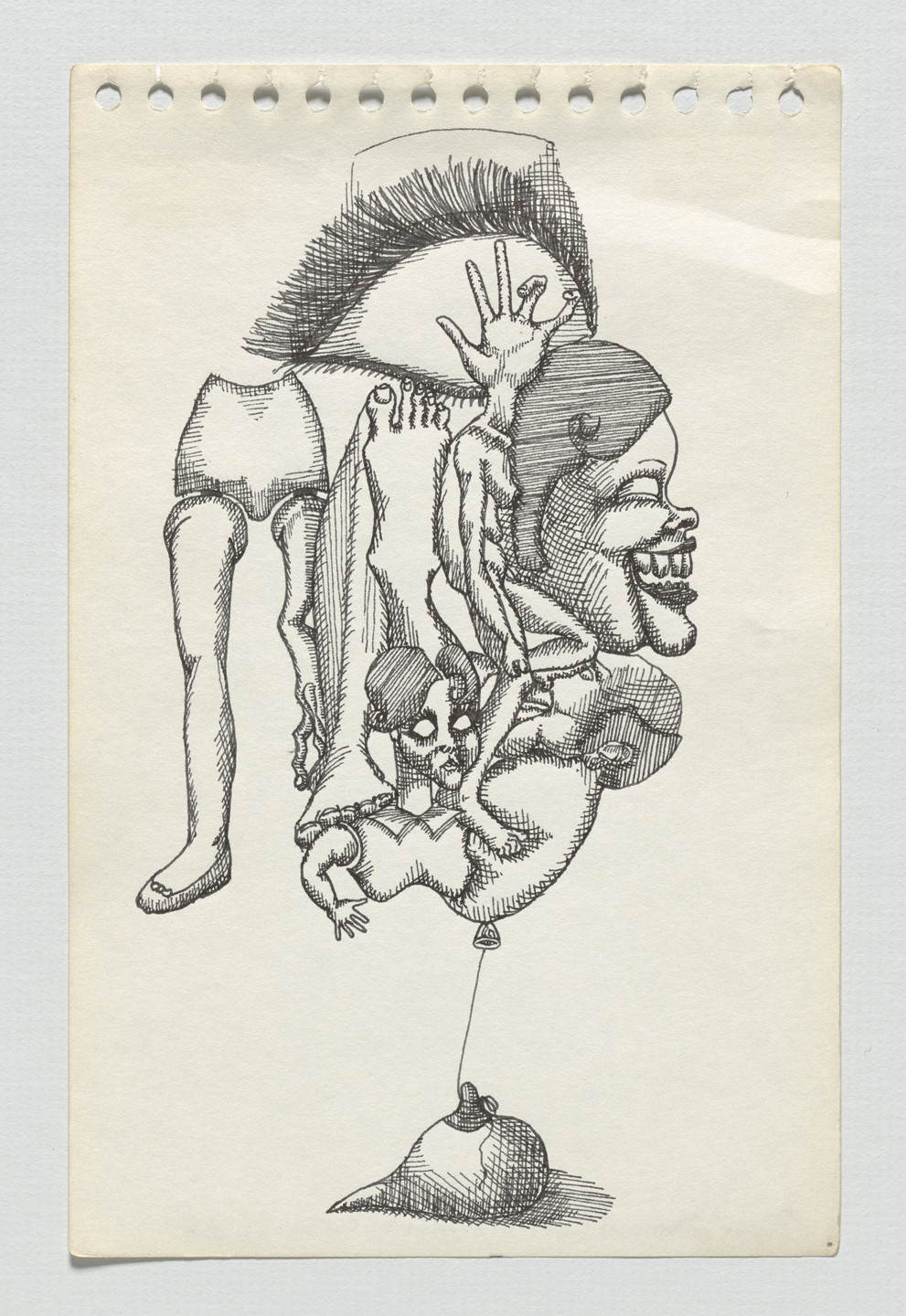 Adrian Piper. The Barbie Doll Drawings. 1967