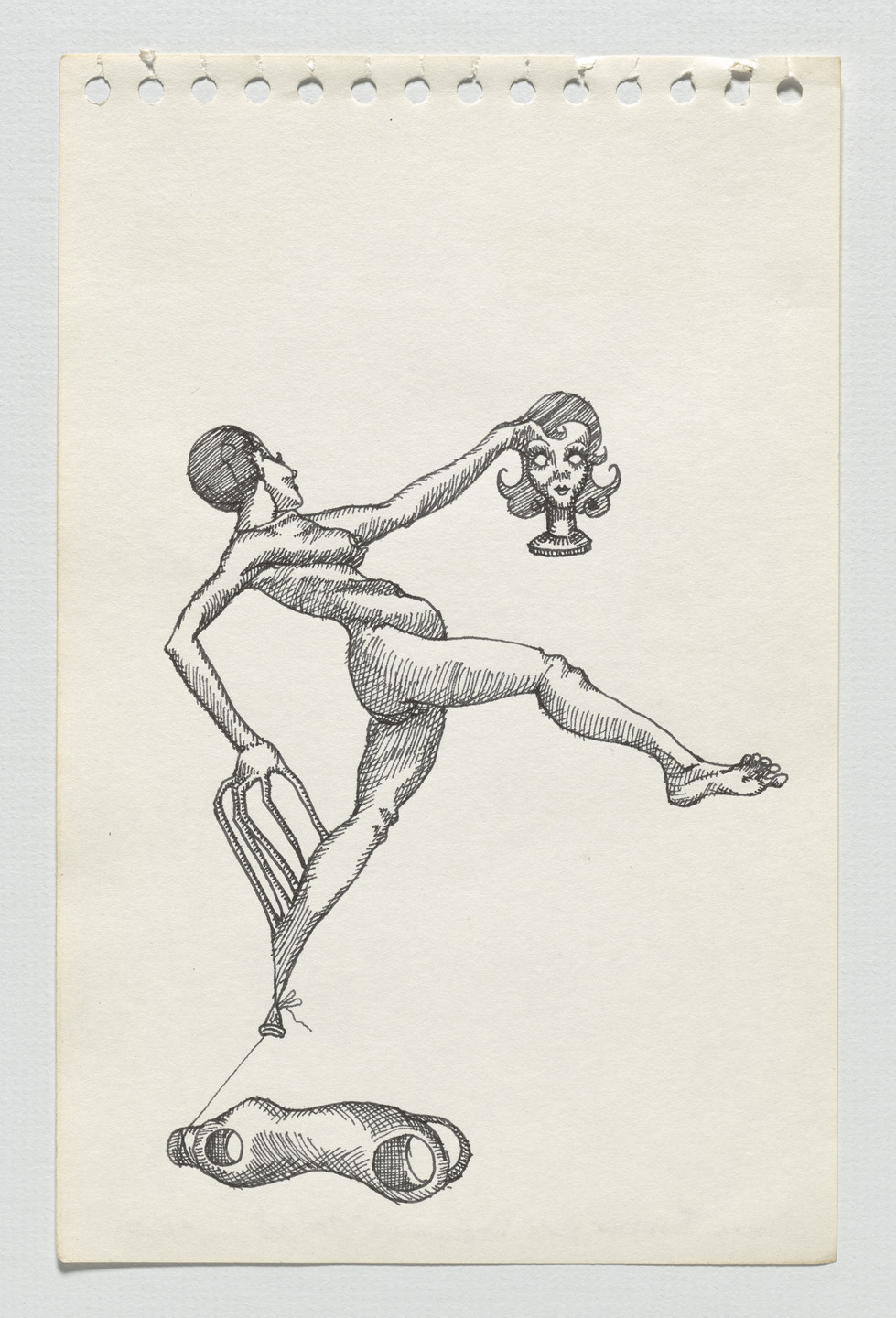 Adrian Piper. The Barbie Doll Drawings. 1967