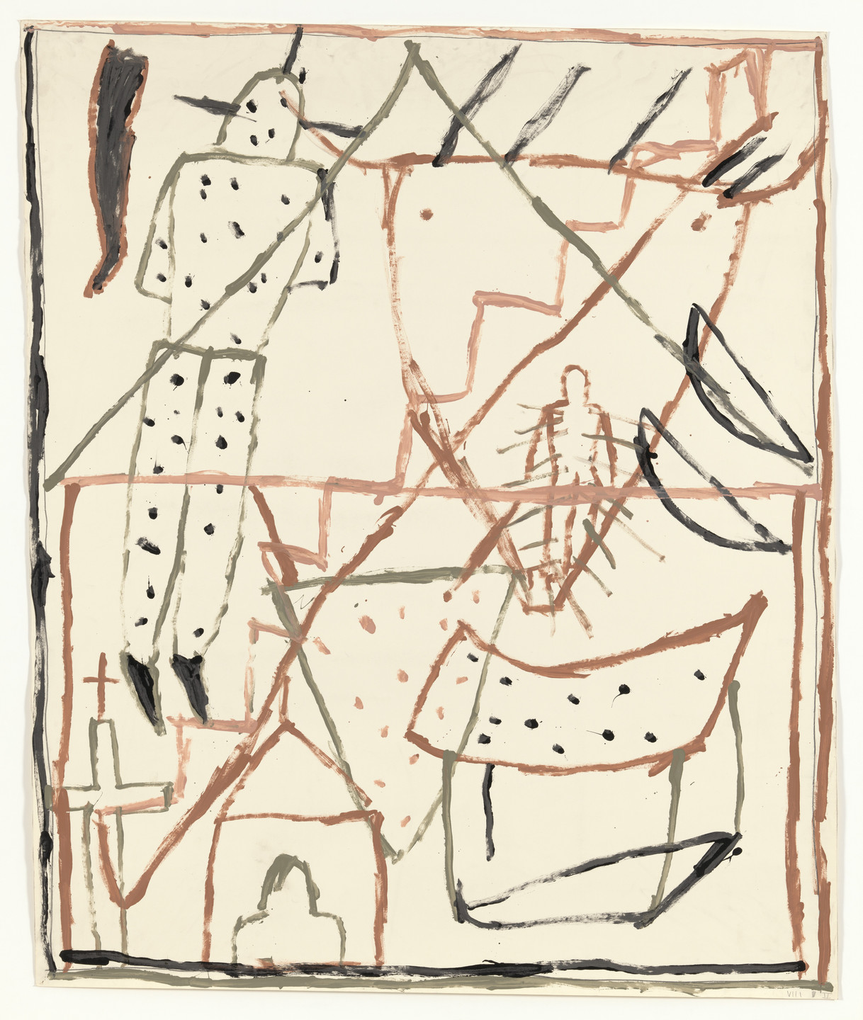 James Brown. Cosmos and Damian with Long Doncon Figure. 1982