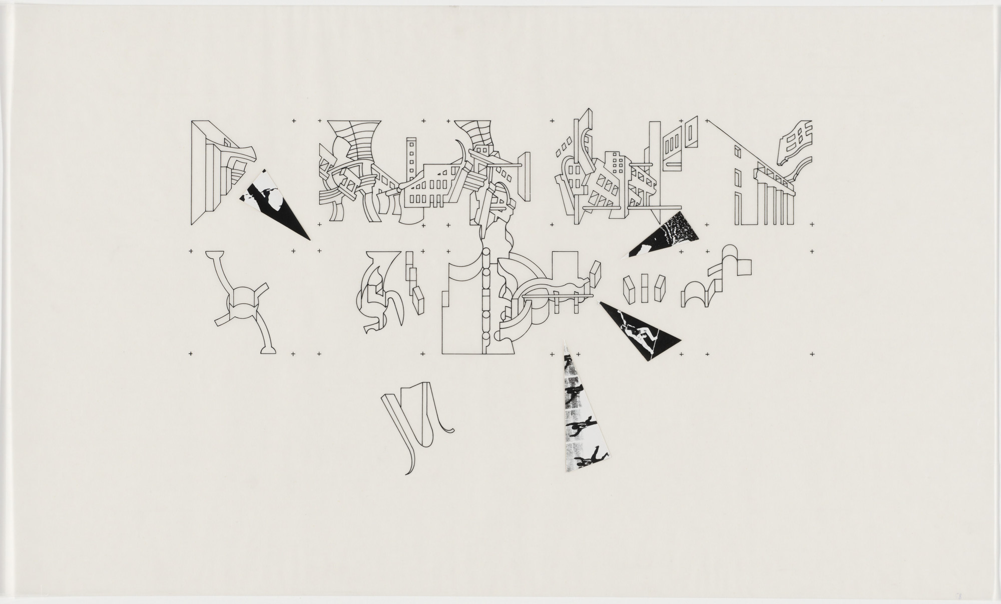 Bernard Tschumi. The Manhattan Transcripts Project, New York, New York, Episode 4: The Block. 1980-81