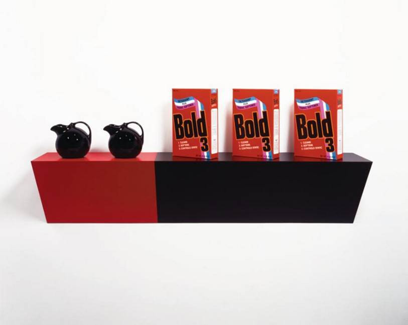 Haim Steinbach. supremely black. 1985