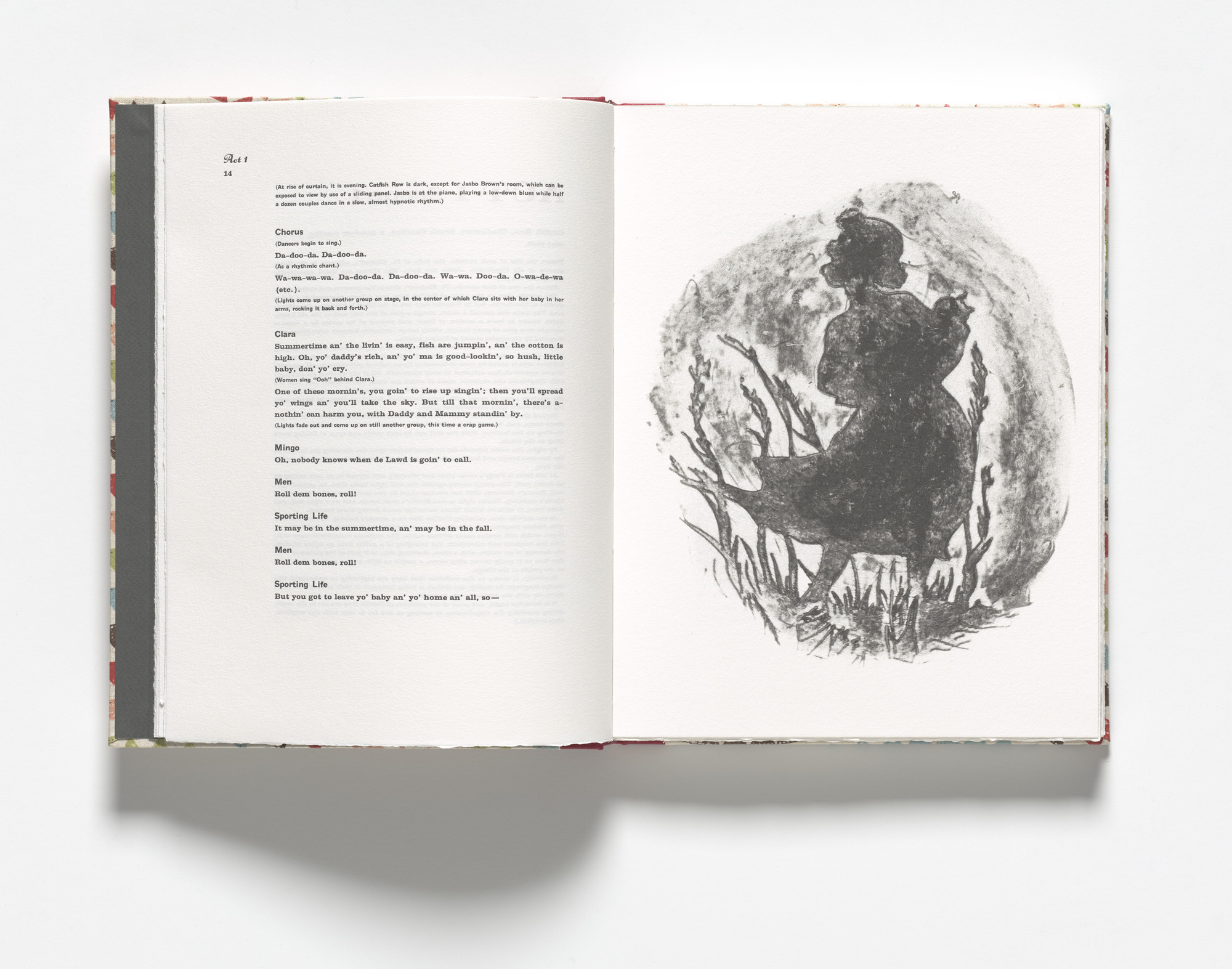 Kara Walker. Clara and baby (plate, facing page 14) from Porgy & Bess
