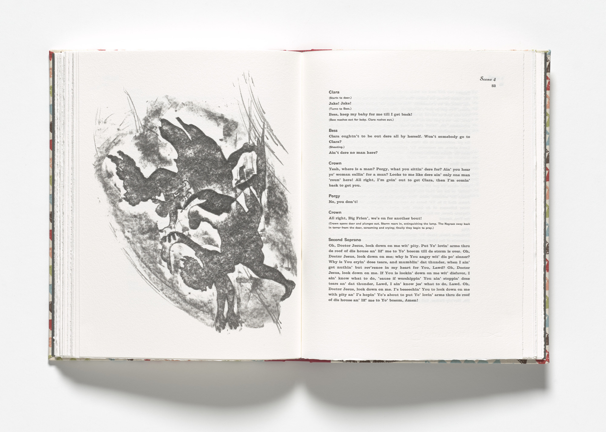 Kara Walker. Clara, Bess, and baby (plate, facing page 87) from Porgy & Bess