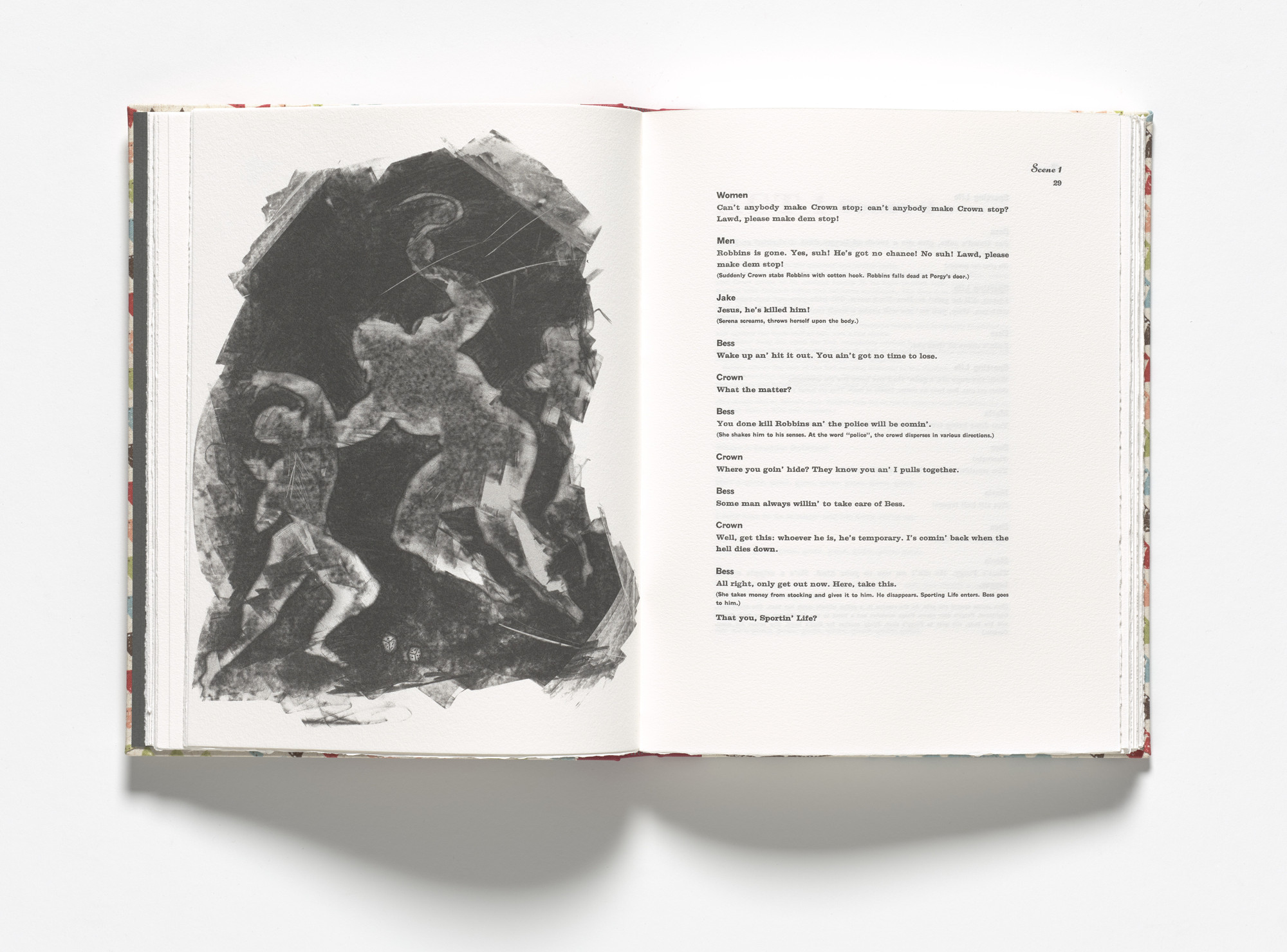 Kara Walker. Crown kills Robbins (plate, facing page 29) from Porgy & Bess