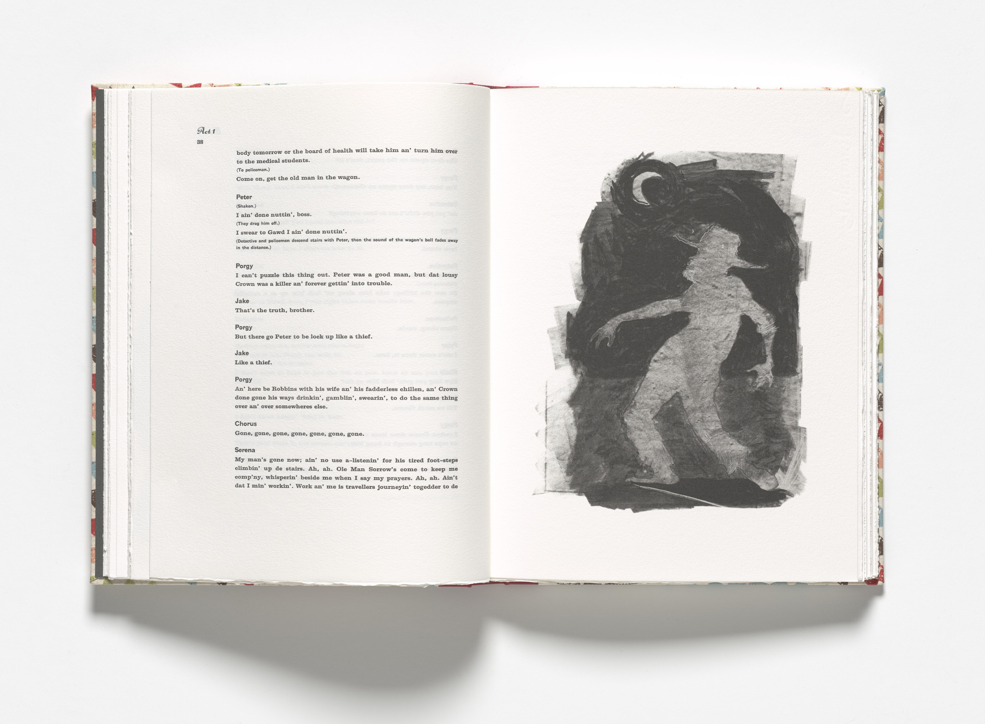 Kara Walker. Porgy and moon (plate, facing page 38) from Porgy & Bess