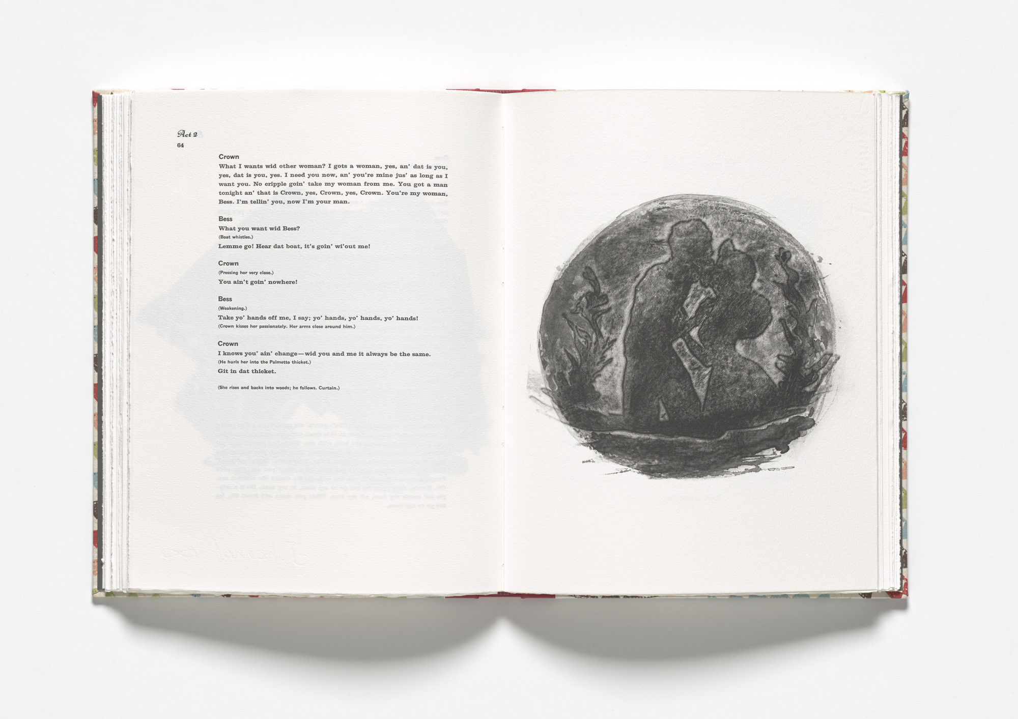 Kara Walker. Crown seduces Bess (plate, facing page 64) from Porgy & Bess