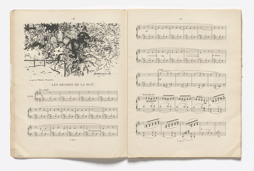 Nighttime (Les Heures de la nuit) (headpiece, page 16) from Petites scènes familières