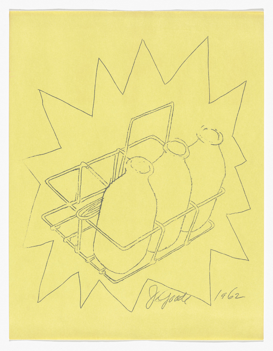 Joe Goode. Untitled from New Painting of Common Objects. 1962