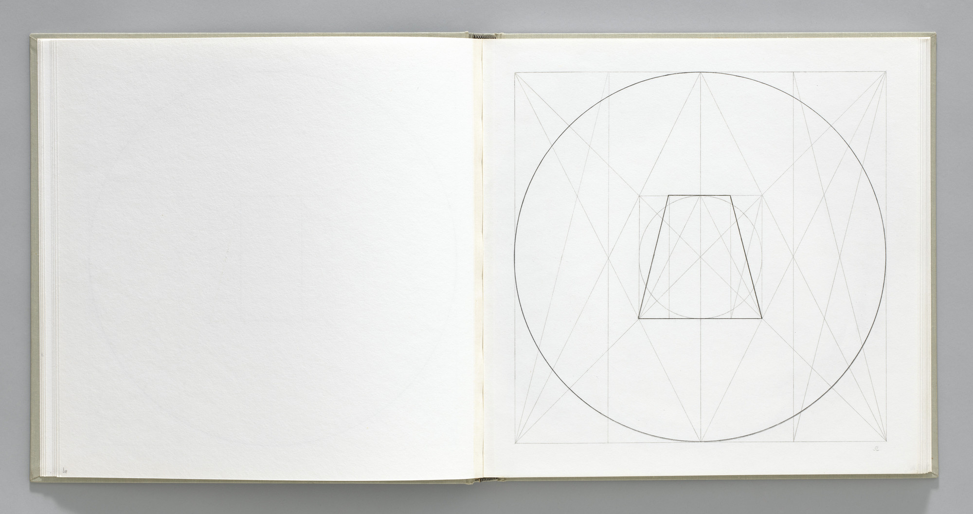 Sol LeWitt. Plate (folio 8) from Geometric Figures within Geometric Figures