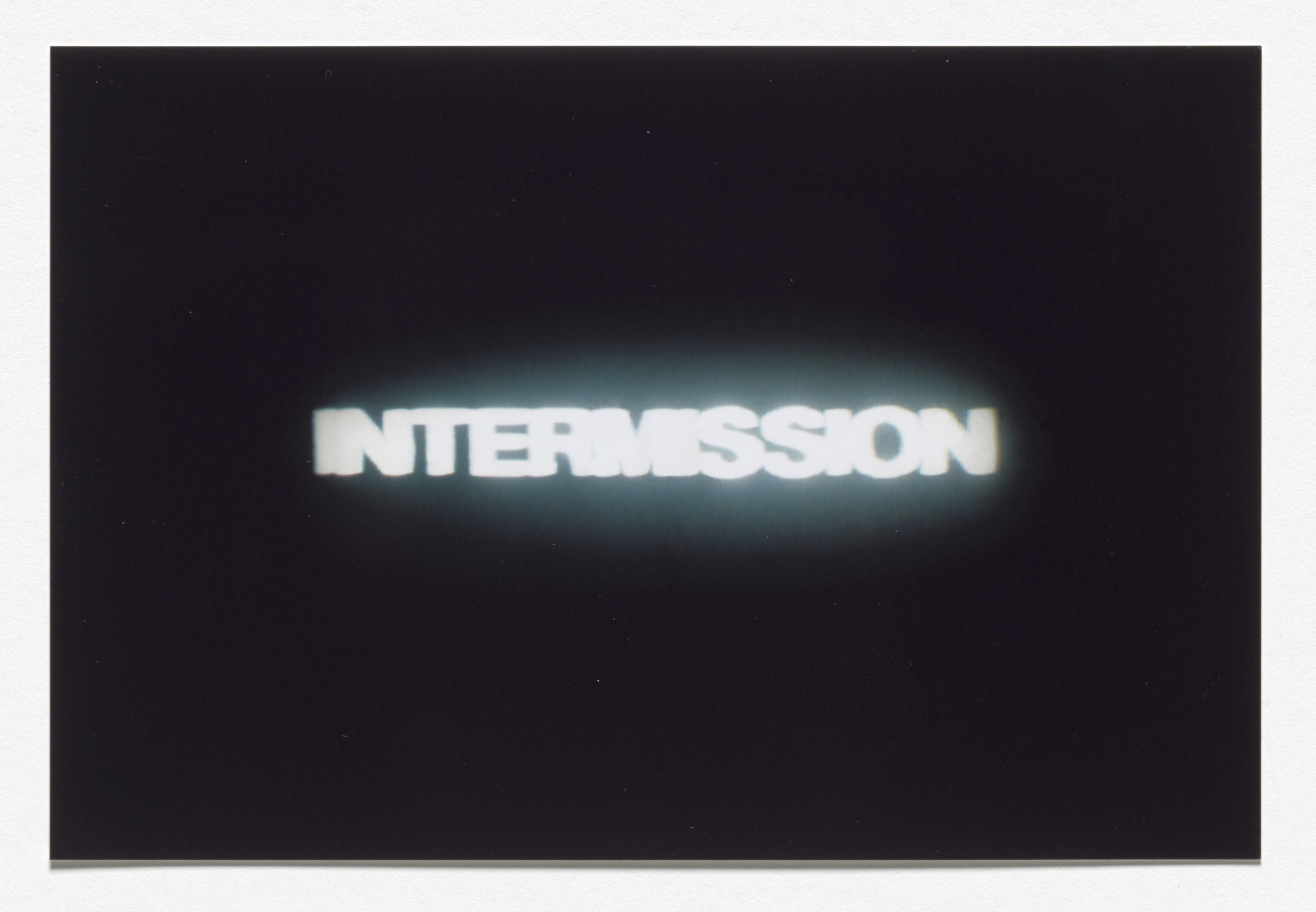 Fiona Banner. Intermission