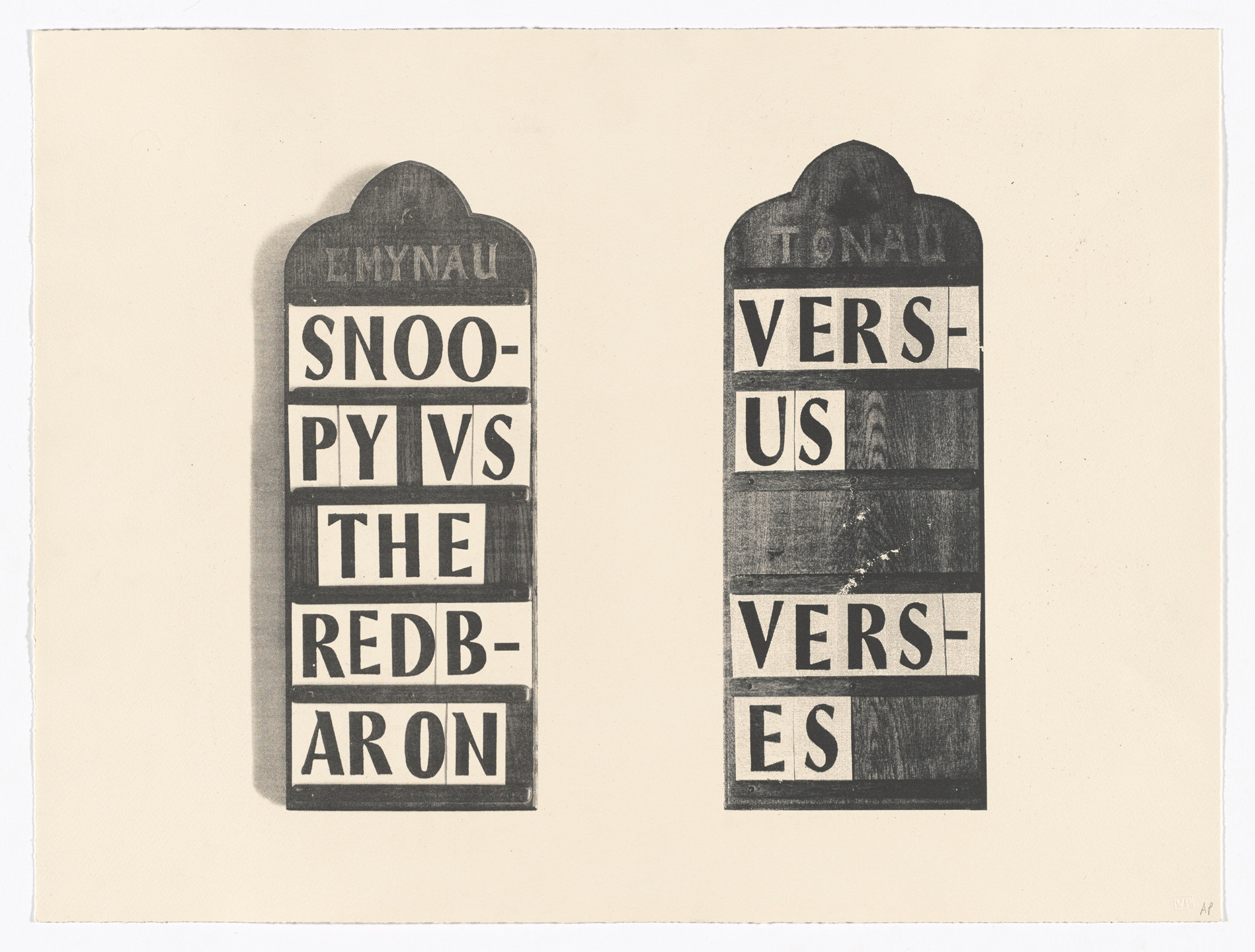 Fiona Banner. Vs.. 2013