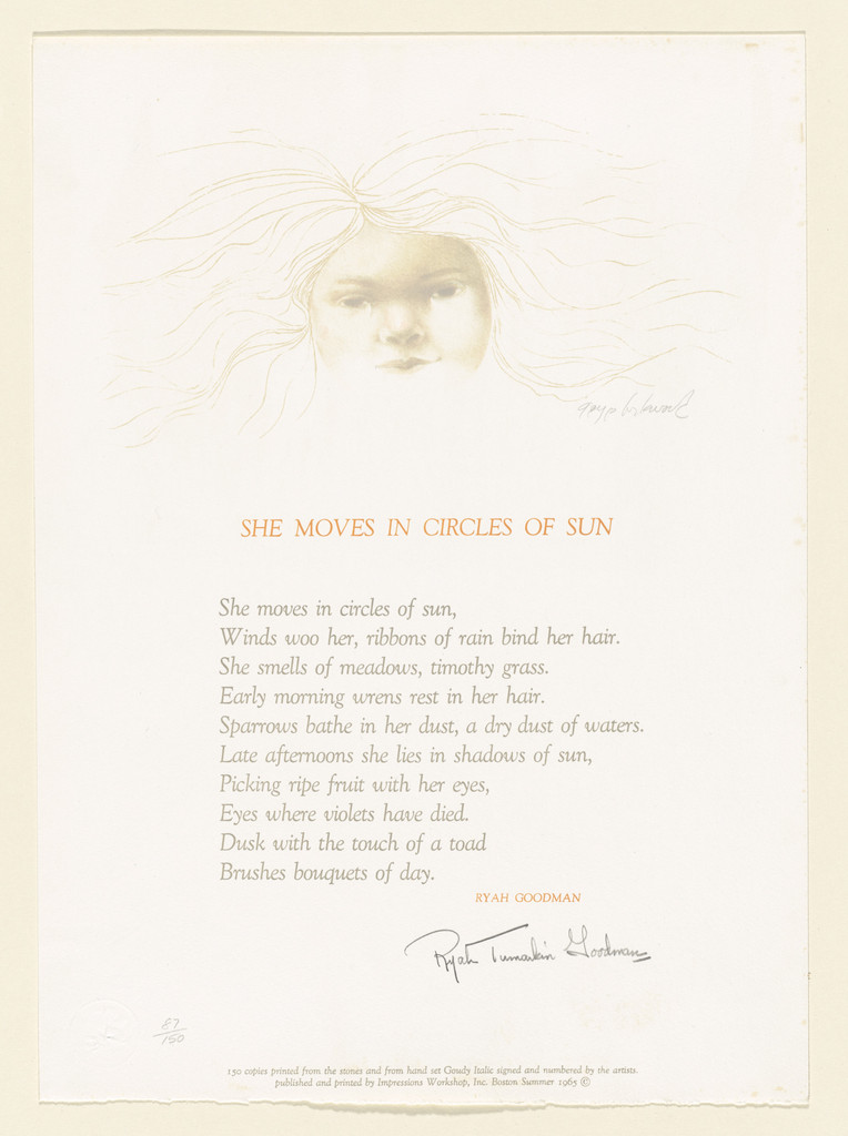 She Moves in Circles of Sun by Ryah Goodman, George Lockwood, (Published 1965)