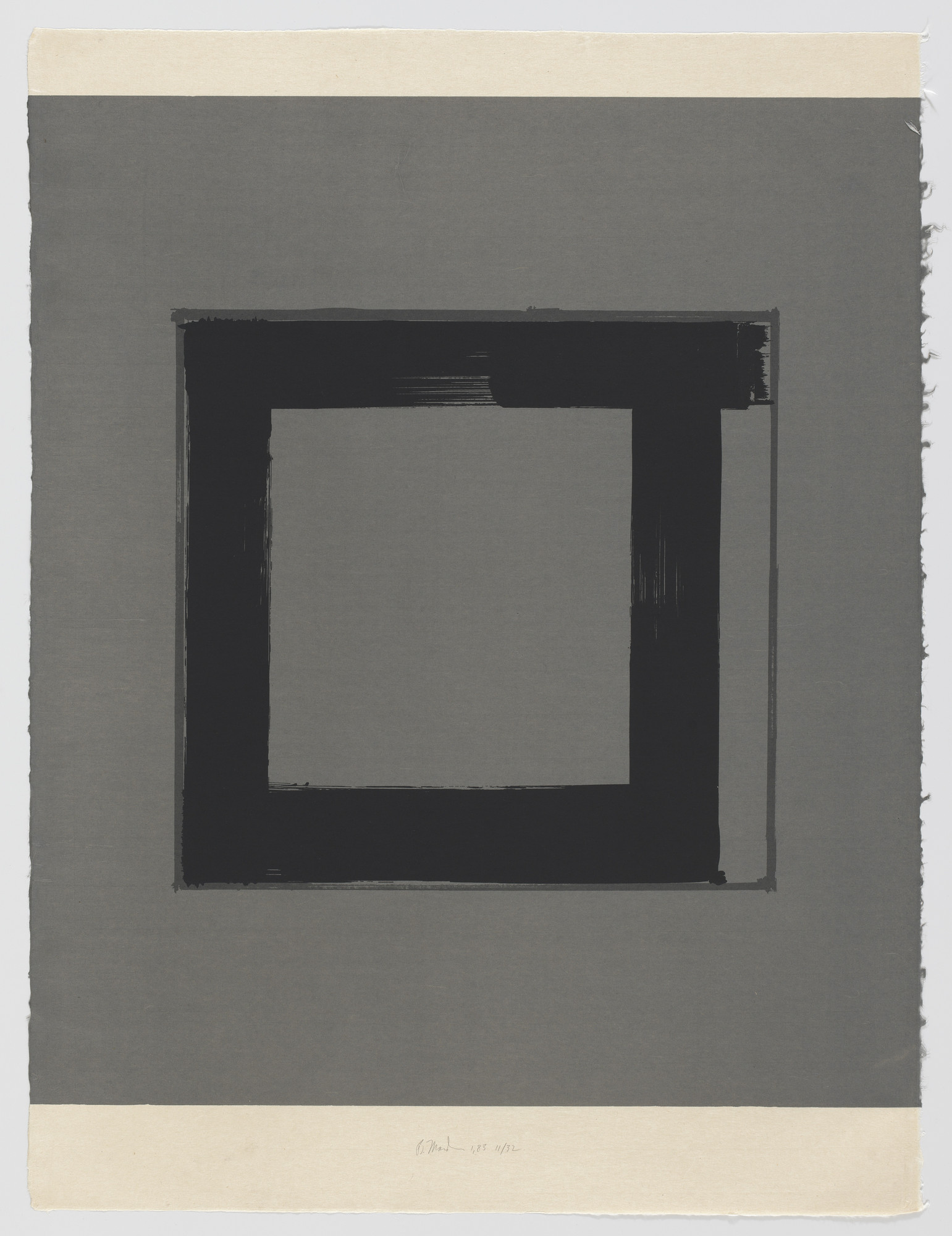 Brice Marden. 1 from the series 1,2,3,4