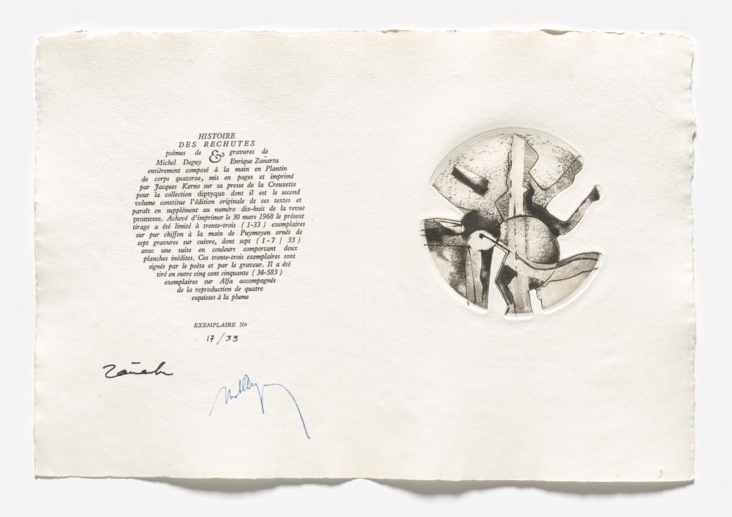 Plate (folio 19) from Histoire des rechutes