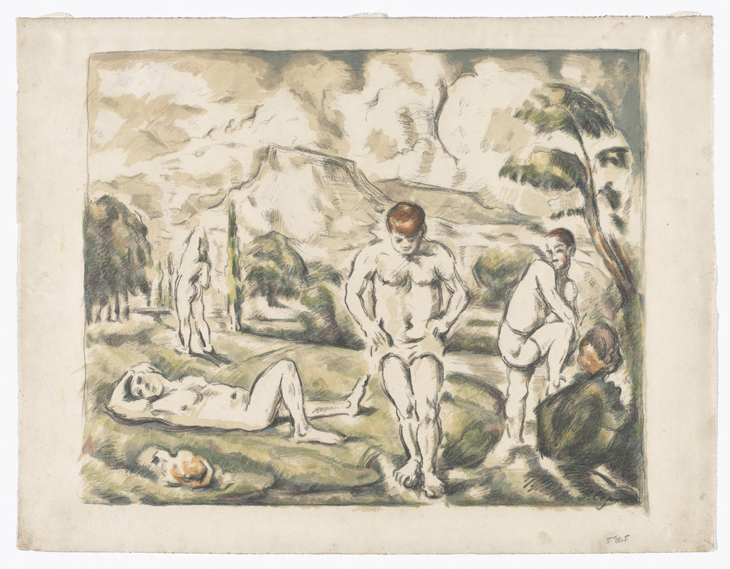 The Bathers, large plate (Les baigneurs, grand planche)