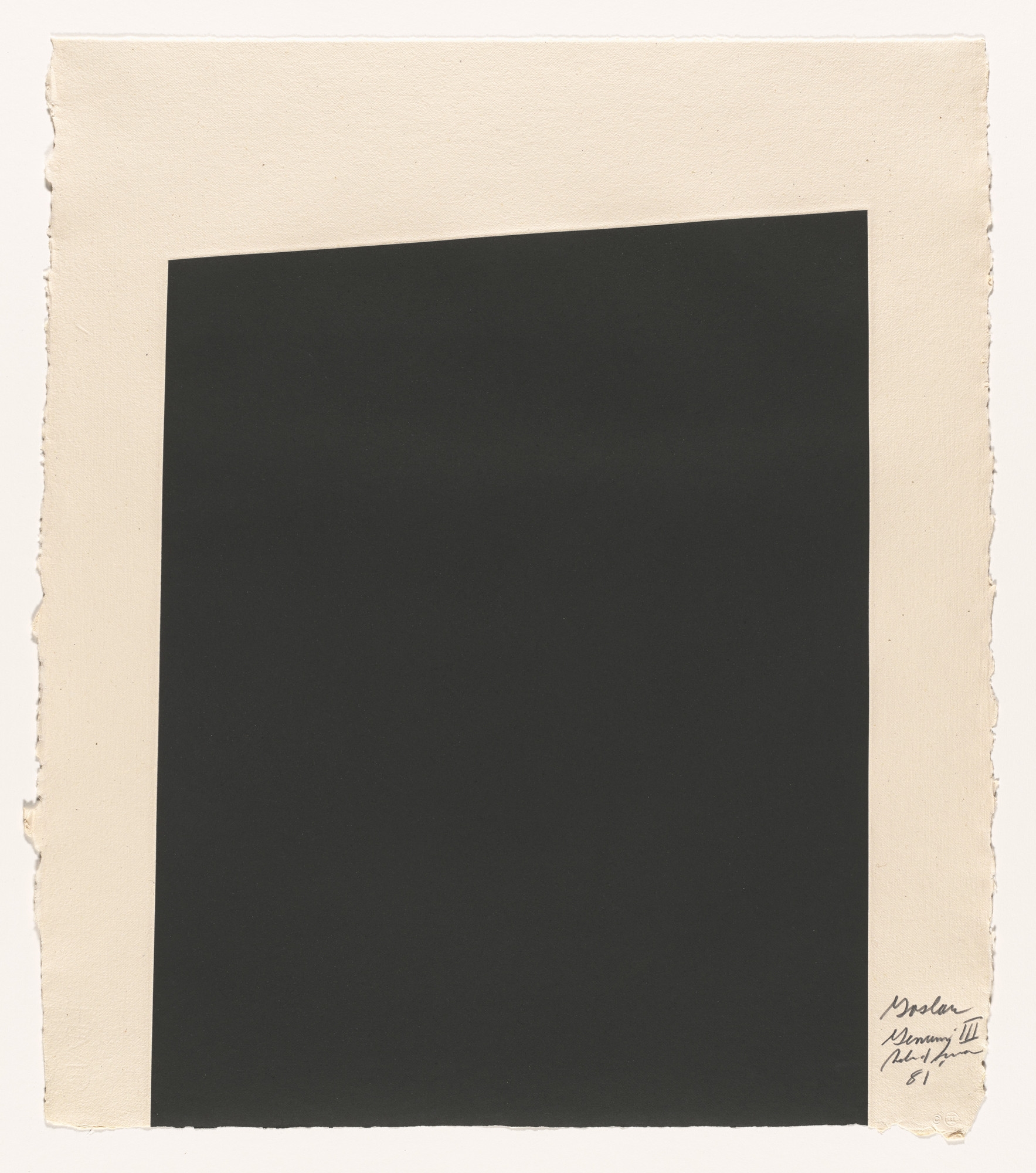 Richard Serra. Goslar