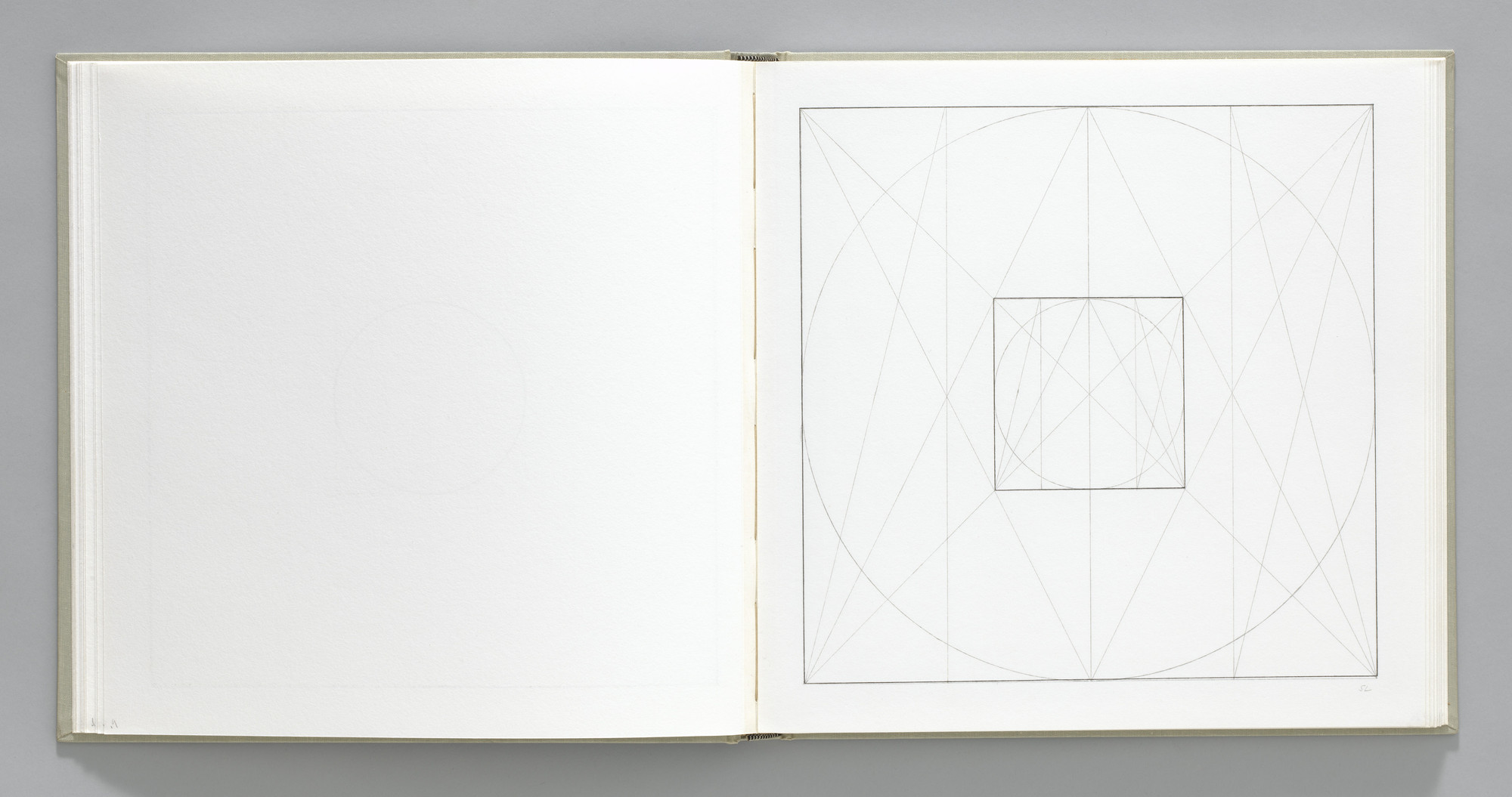Sol LeWitt. Plate (folio 11) from Geometric Figures within Geometric Figures