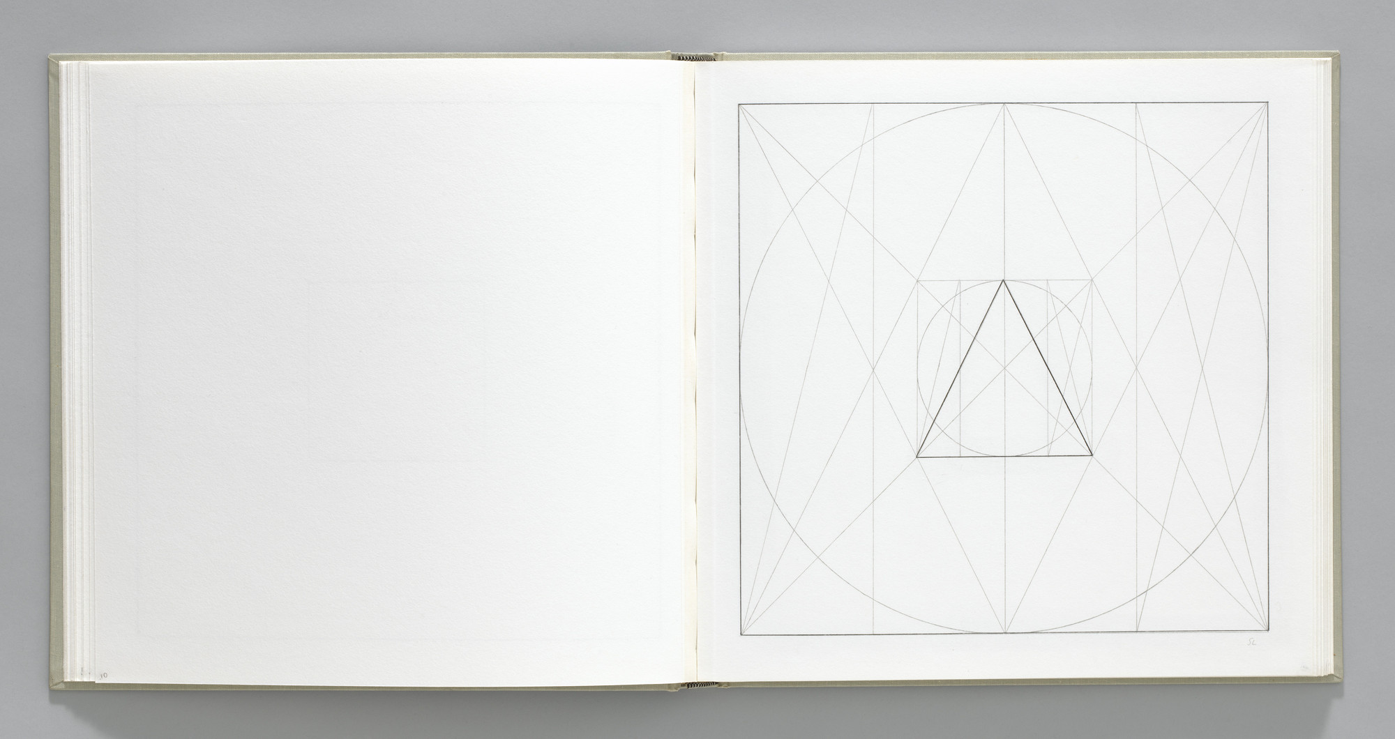 Sol LeWitt. Plate (folio 12) from Geometric Figures within Geometric Figures