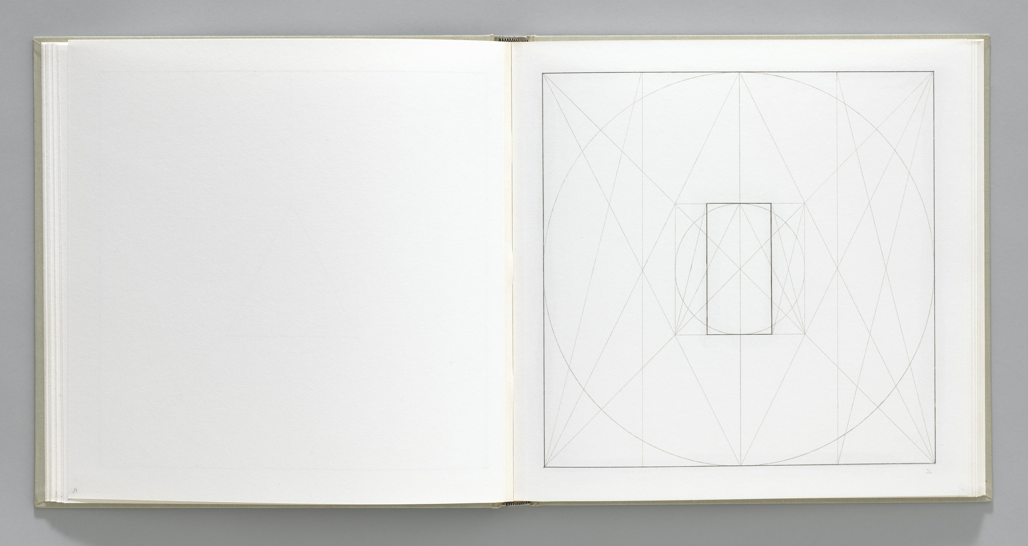Sol LeWitt. Plate (folio 13) from Geometric Figures within Geometric Figures