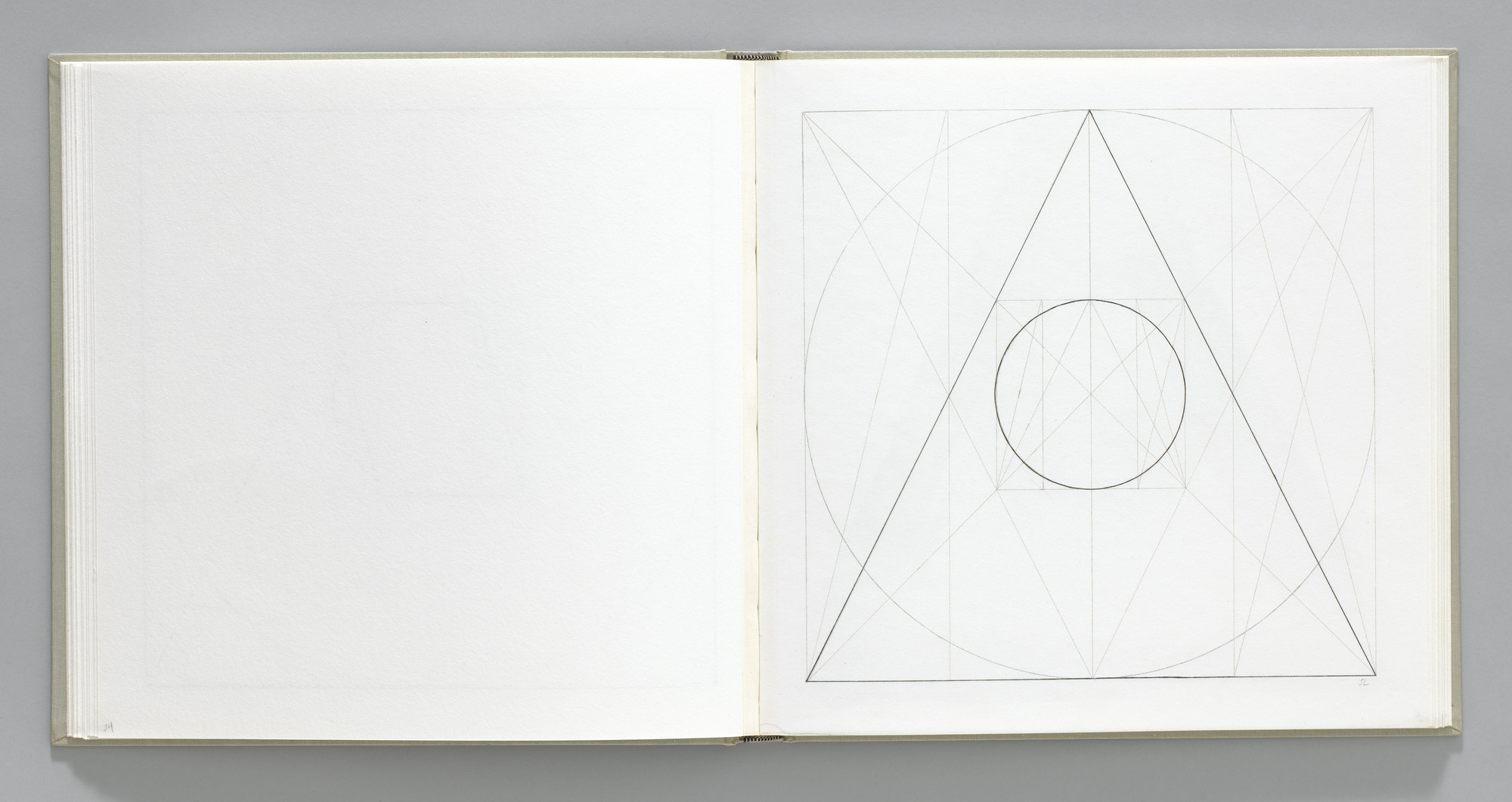 Sol LeWitt. Plate (folio 16) from Geometric Figures within Geometric Figures