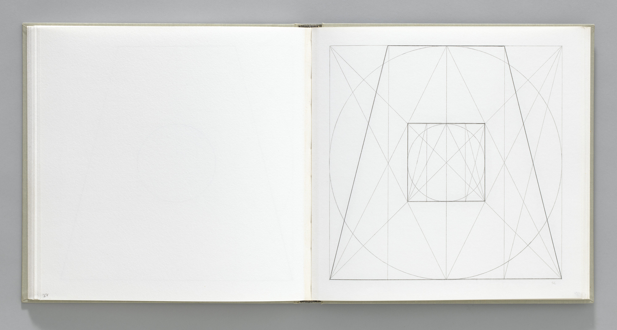 Sol LeWitt. Plate (folio 29) from Geometric Figures within Geometric Figures