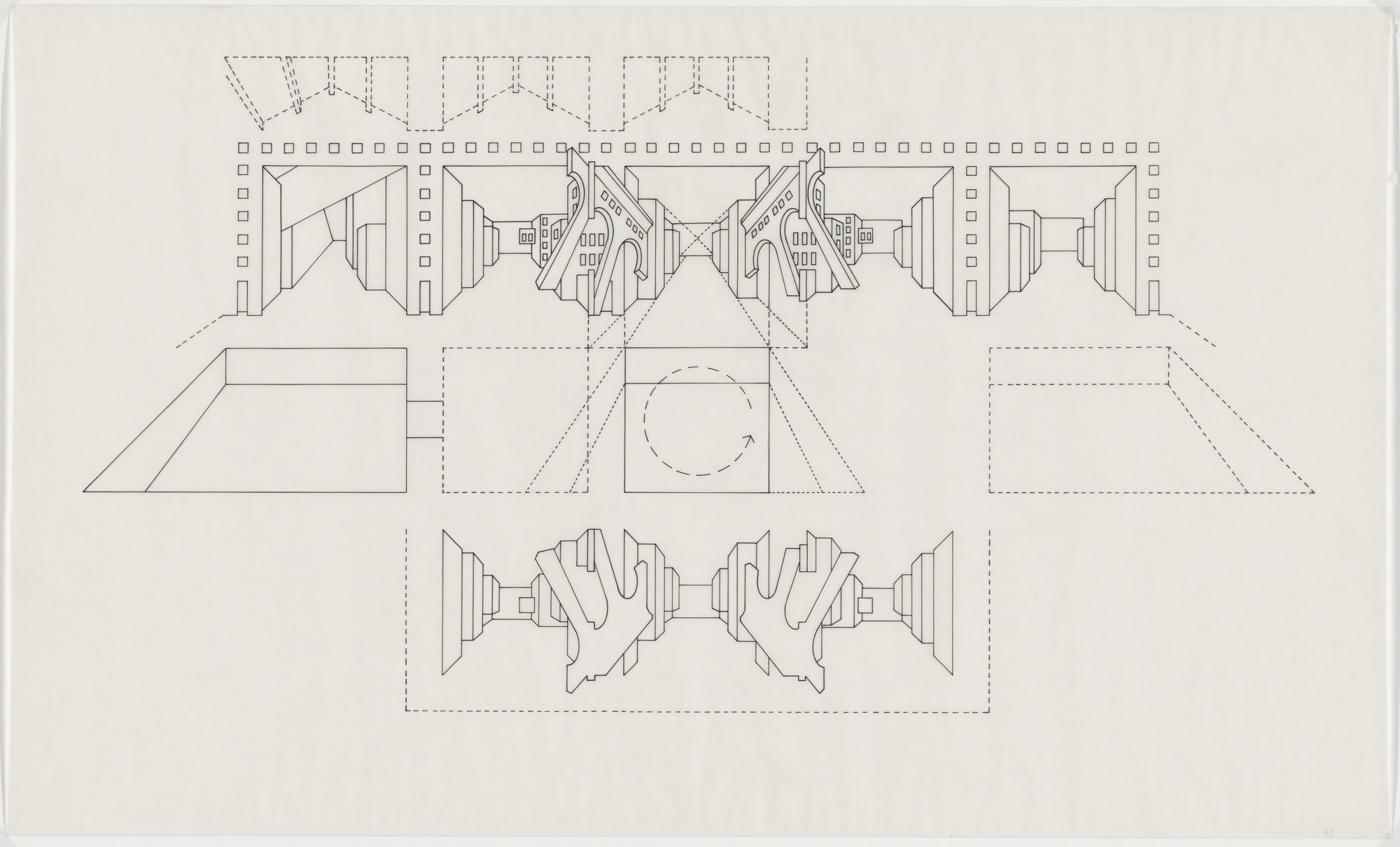 Bernard Tschumi. The Manhattan Transcripts Project, New York, New York, Episode 4: The Block. 1980-81