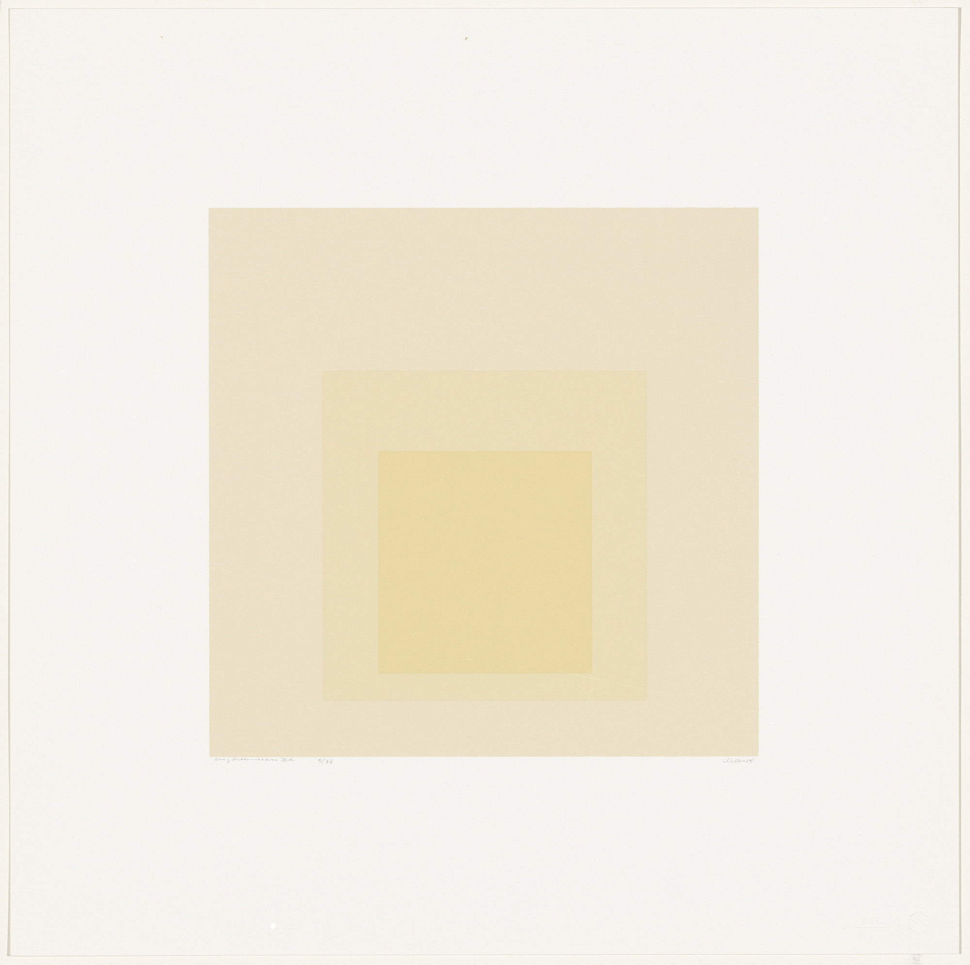 Josef Albers. Gray Instrumentation IId from Gray Instrumentation II