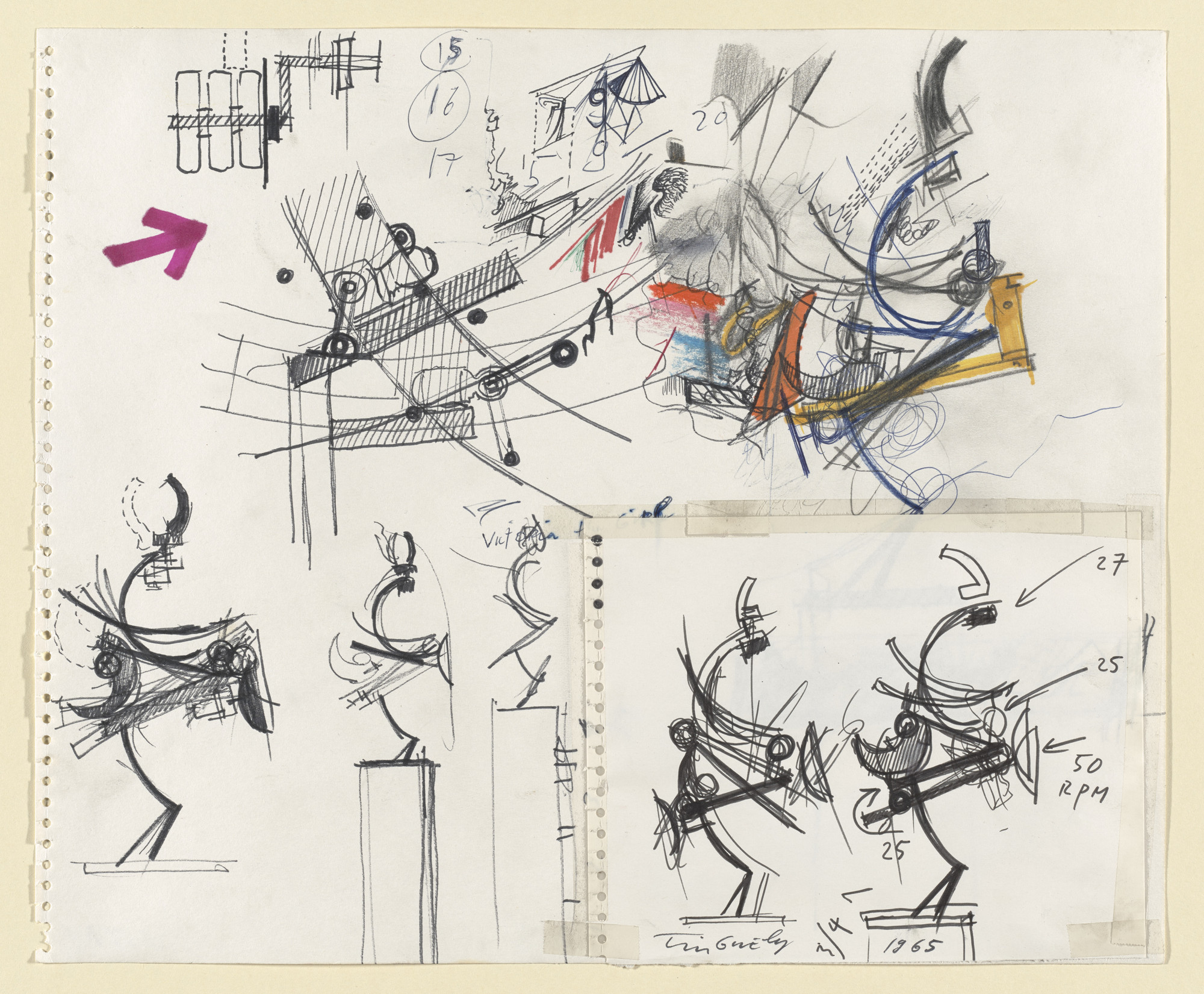 Jean Tinguely. 50 RPM