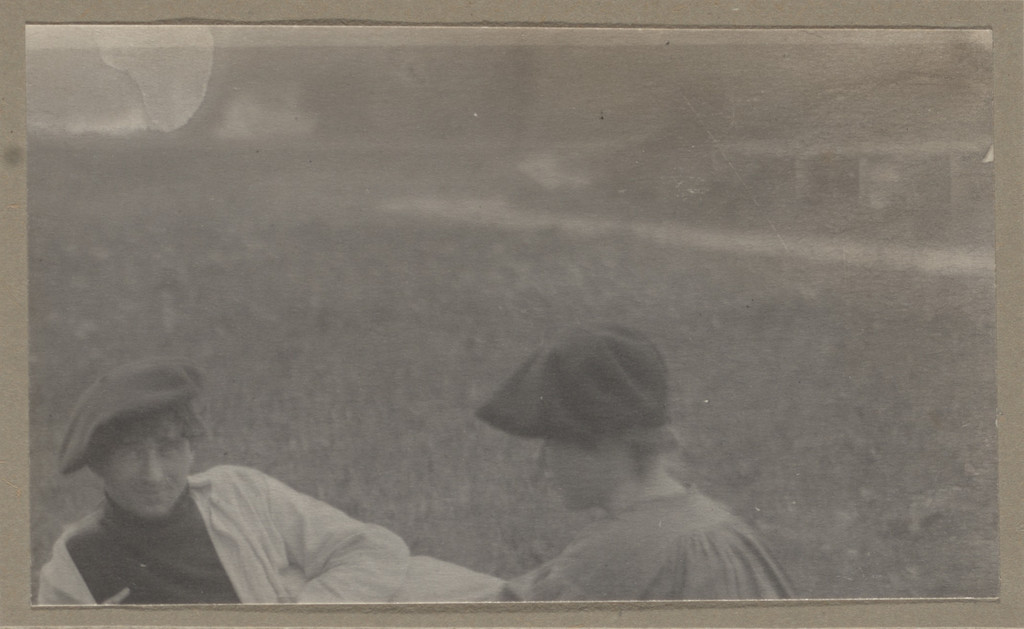 Portrait of Edward Steichen (possibly with Francis Delehanty)