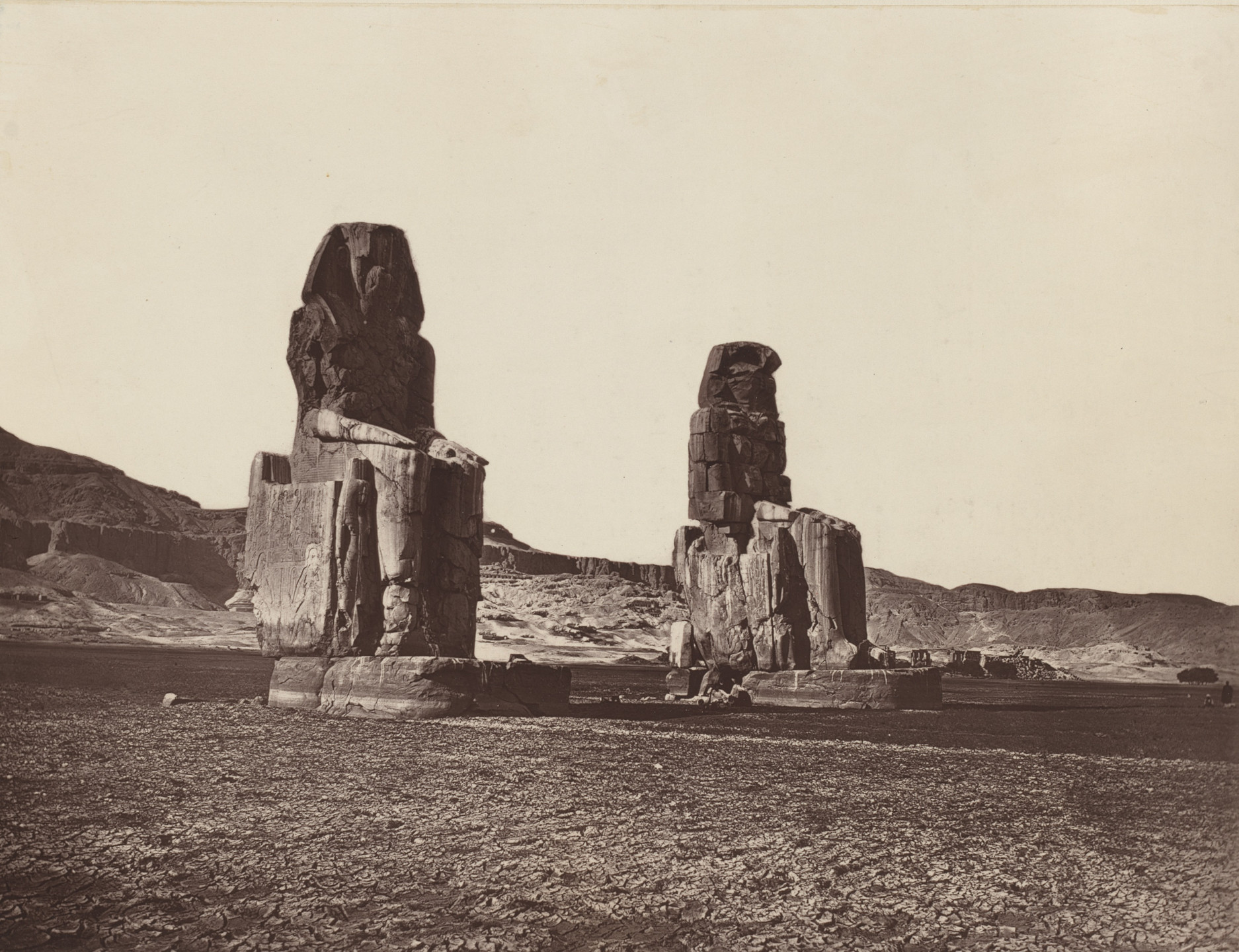 Captain William de Wiveleslie Abney. The Colossi of the Plain. 1876