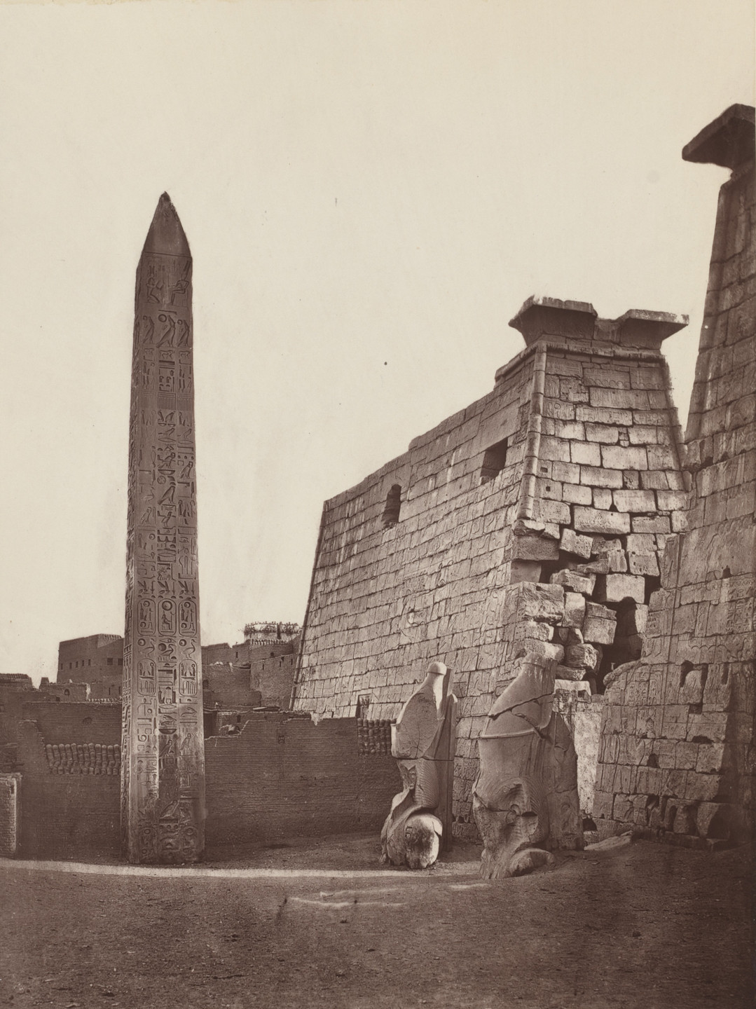 Captain William de Wiveleslie Abney. Obelisk and Pylon. 1876