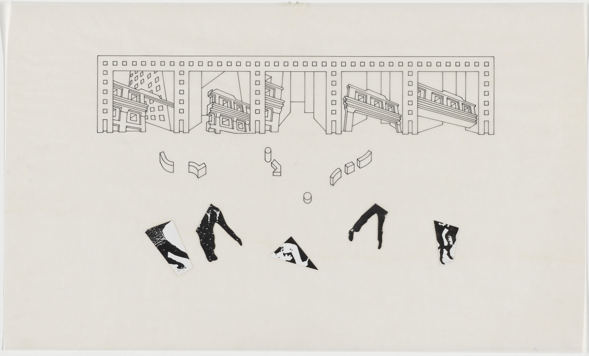 Bernard Tschumi. The Manhattan Transcripts Project, New York, New York, Episode 4: The Block. 1980-81