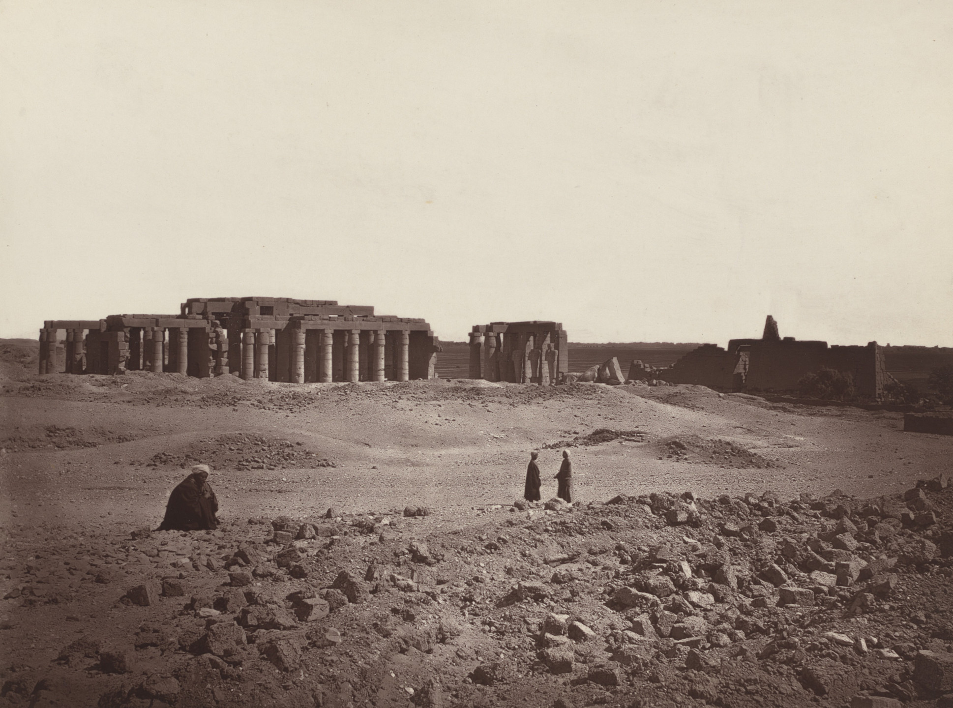Captain William de Wiveleslie Abney. The Temple from the South. 1876