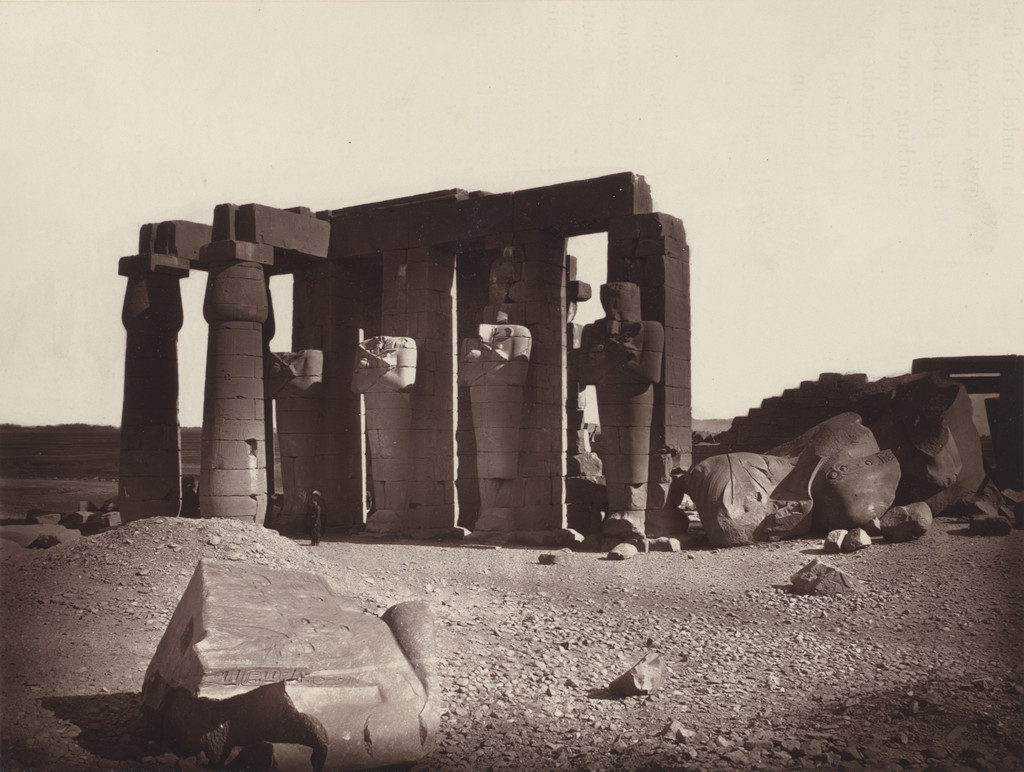 South-east Colonnade of the SEcond Court and the Fallen Colossus