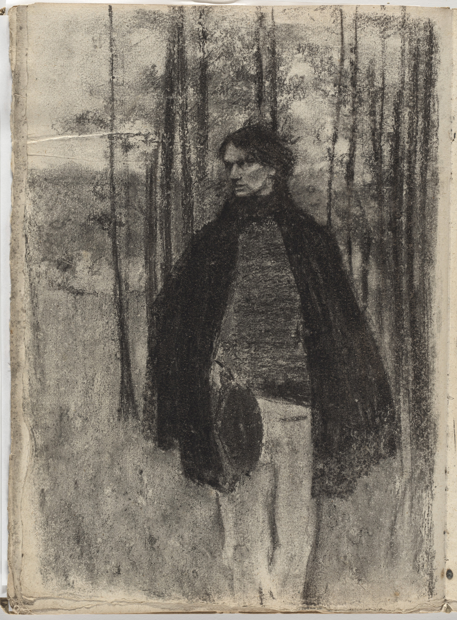 Edward Steichen. Drawing after Gertrude Käsebier's portrait of Edward Steichen