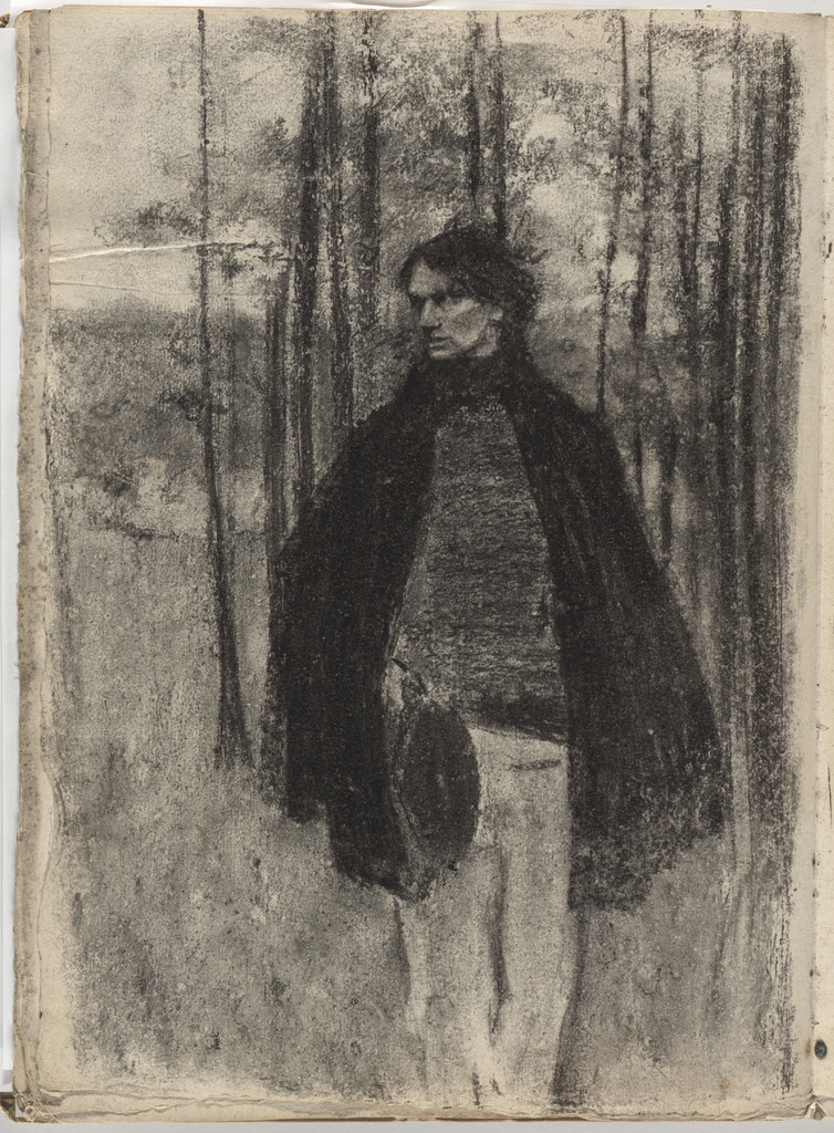 Drawing after Gertrude Käsebier's portrait of Edward Steichen, Edward Steichen, 1901?