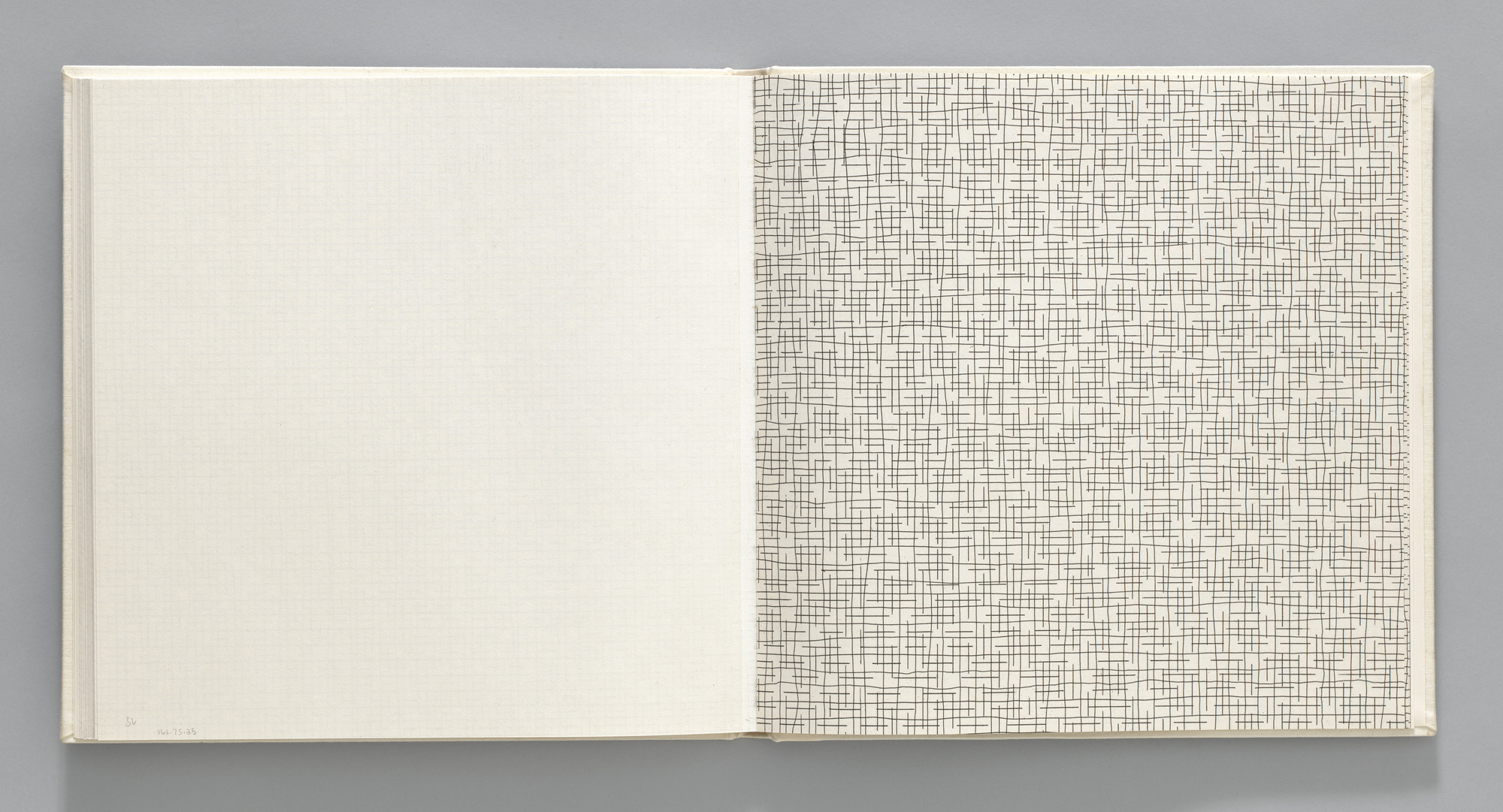 Sol LeWitt. Not-straight, Broken/Not-straight, Broken (plate, folio 29) from Grids, Using Straight Lines, Not-Broken Lines and Broken Lines in all Their Possible Combinations