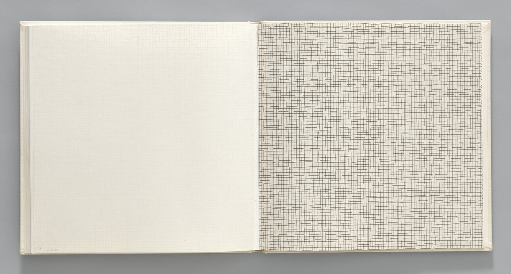 Not-straight, Broken/Straight, Not-straight, Broken (plate, folio 30) from Grids, Using Straight Lines, Not-Broken Lines and Broken Lines in all Their Possible Combinations