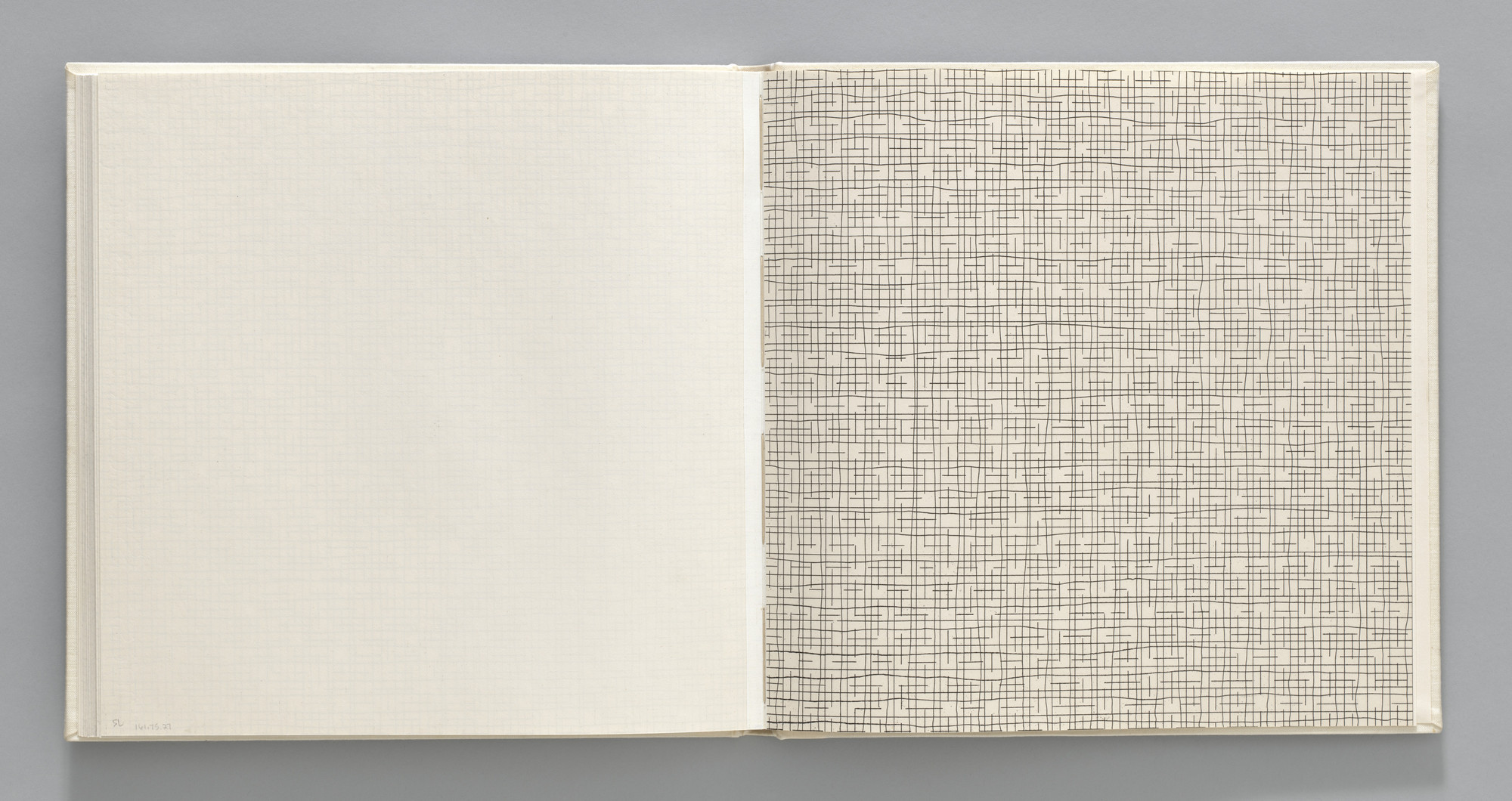 Sol LeWitt. Straight, Not-straight, Broken/Straight, Not-straight, Broken (plate, folio 31) from Grids, Using Straight Lines, Not-Broken Lines and Broken Lines in all Their Possible Combinations