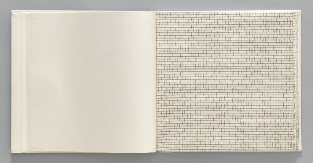 Straight/Broken (plate, folio 6) from Grids, Using Straight Lines, Not-Broken Lines and Broken Lines in all Their Possible Combinations