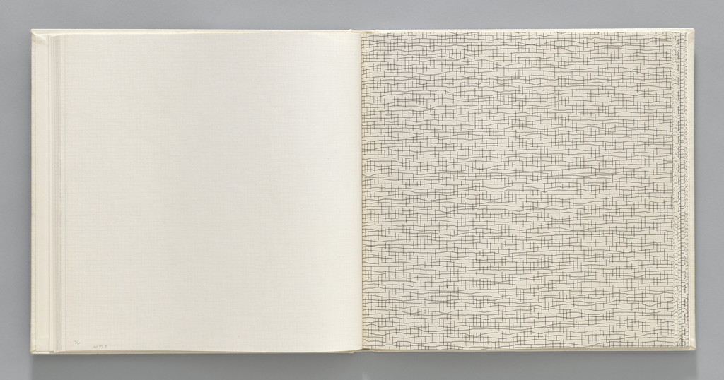 Not-straight/Broken (plate, folio 12) from Grids, Using Straight Lines, Not-Broken Lines and Broken Lines in all Their Possible Combinations