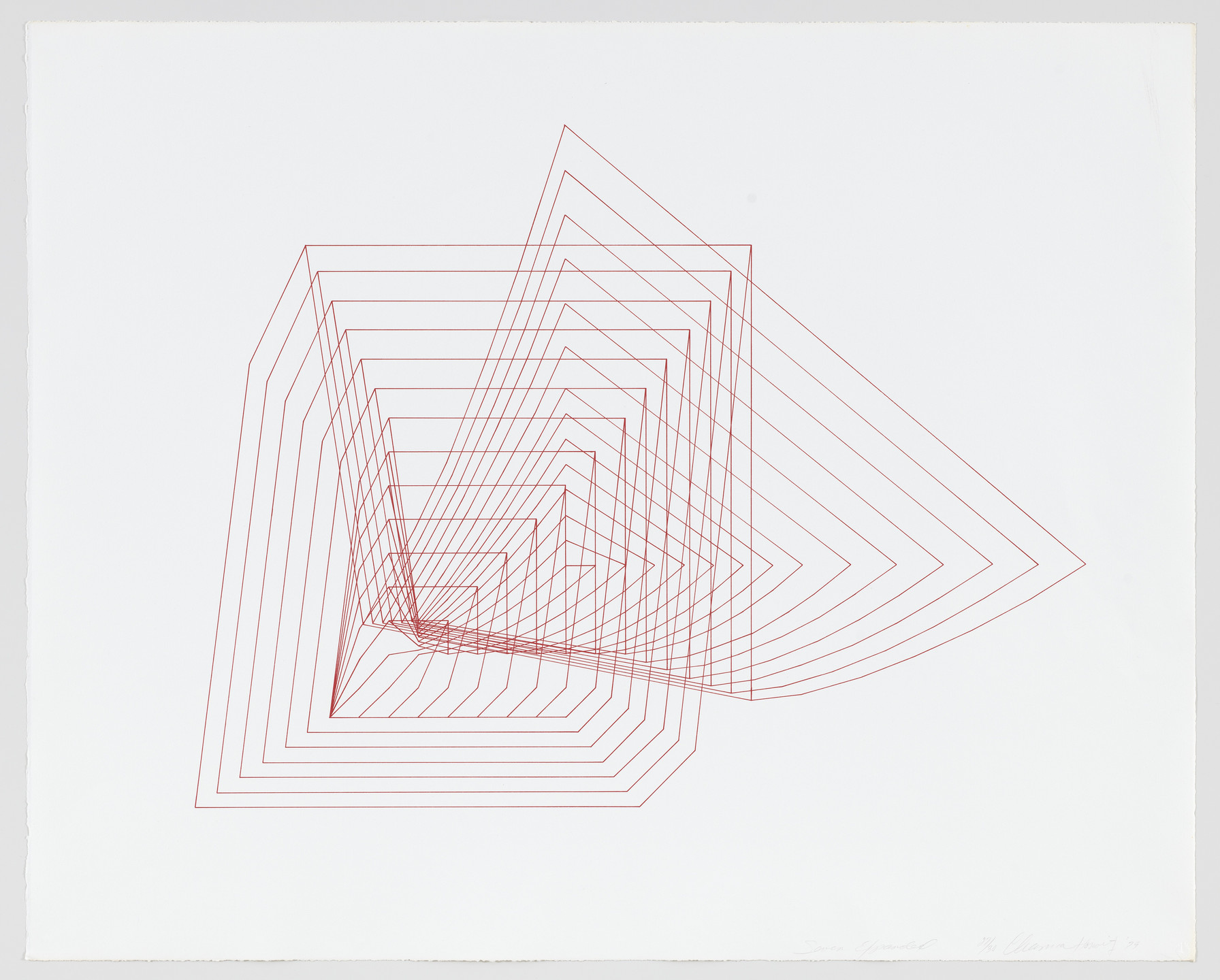 Channa Horwitz. Seven Expanded. 1979