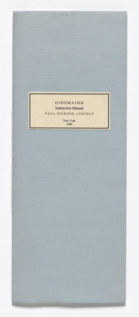 Ginsmaid (Instruction Manual)