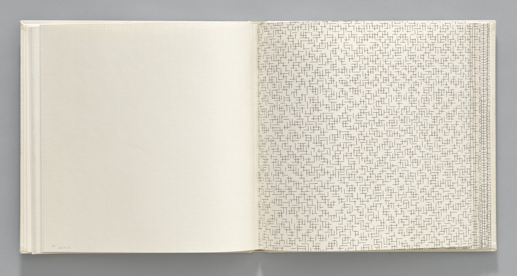 Broken/Broken (plate, folio 17) from Grids, Using Straight Lines, Not-Broken Lines and Broken Lines in all Their Possible Combinations