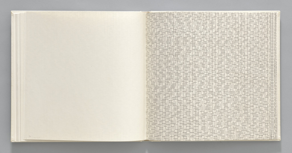 Broken/Straight, Broken (plate, folio 19) from Grids, Using Straight Lines, Not-Broken Lines and Broken Lines in all Their Possible Combinations