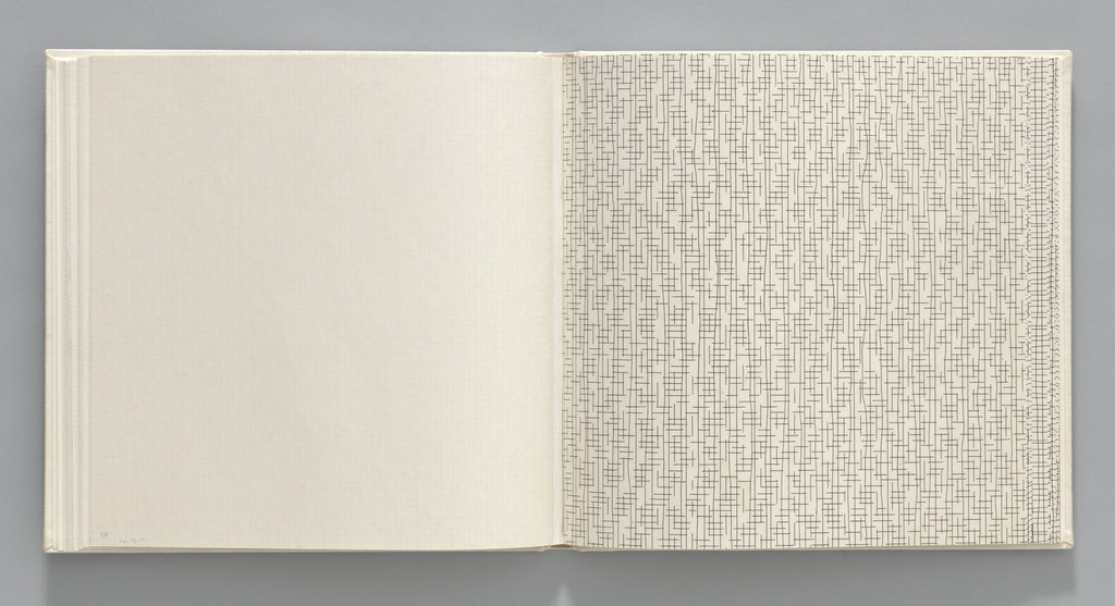 Broken/Straight, Not-straight, Broken (plate, folio 21) from Grids, Using Straight Lines, Not-Broken Lines and Broken Lines in all Their Possible Combinations