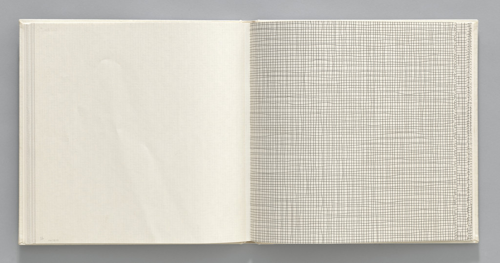 Straight, Not-straight/Straight, Not-straight (plate, folio 22) from Grids, Using Straight Lines, Not-Broken Lines and Broken Lines in all Their Possible Combinations