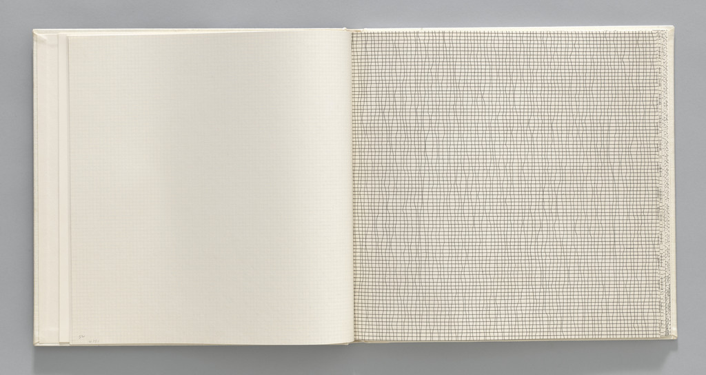 Straight/Not-straight (plate, folio 5) from Grids, Using Straight Lines, Not-Broken Lines and Broken Lines in all Their Possible Combinations